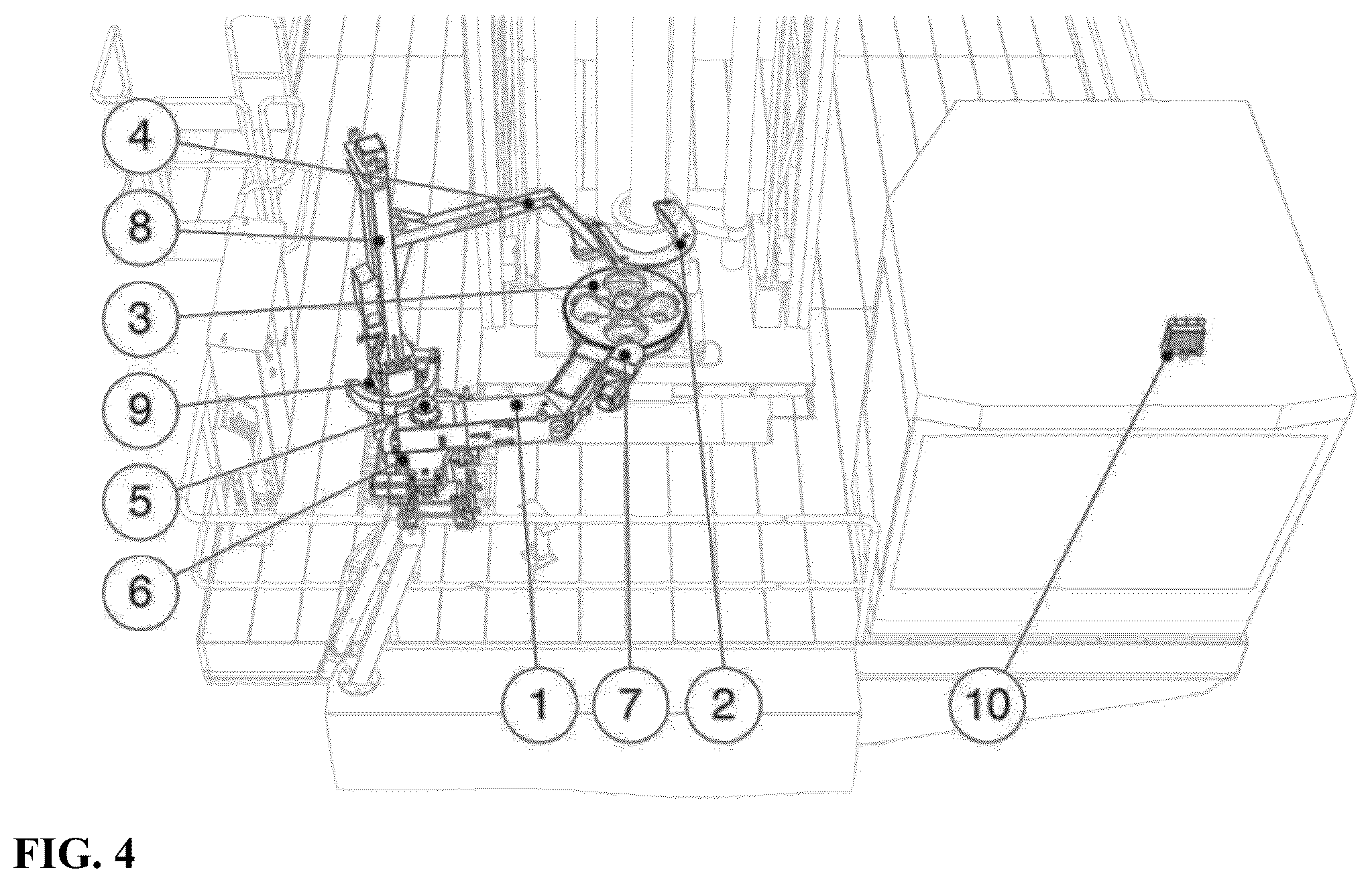 Patent US12497846 Figure 4 – Drilling tool changer device and a method for making the change