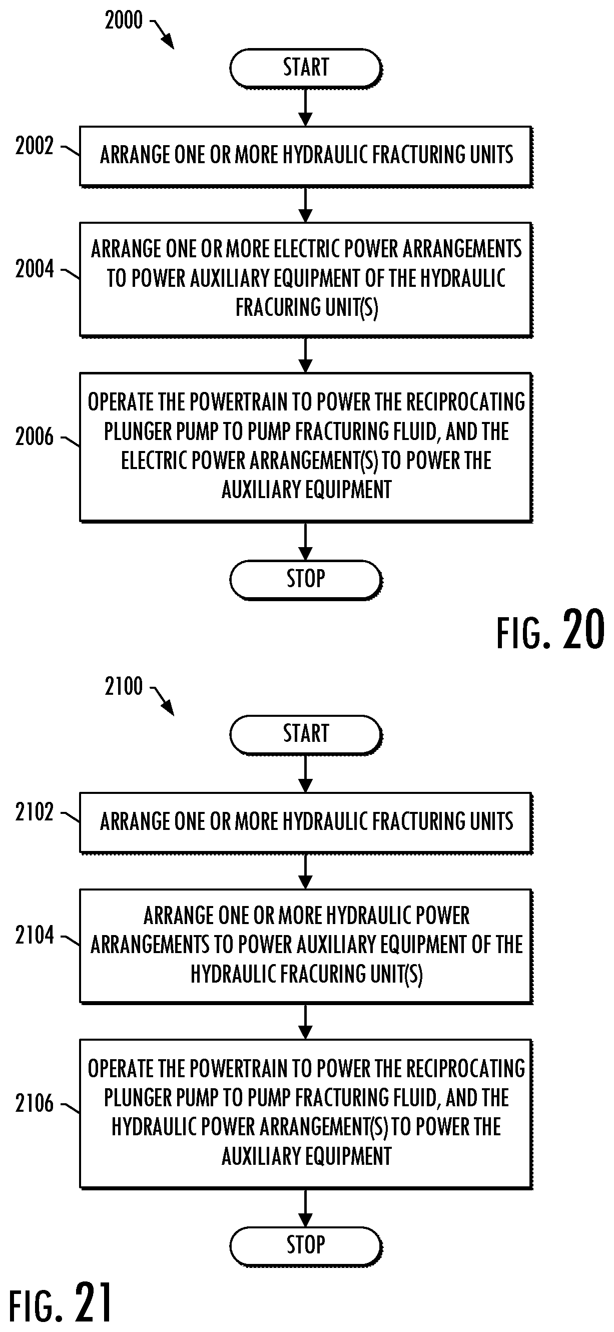Patent US12497879 Figure 18 – Power sources and transmission networks for auxiliary equipment onboard hydraulic fracturing units and associated methods