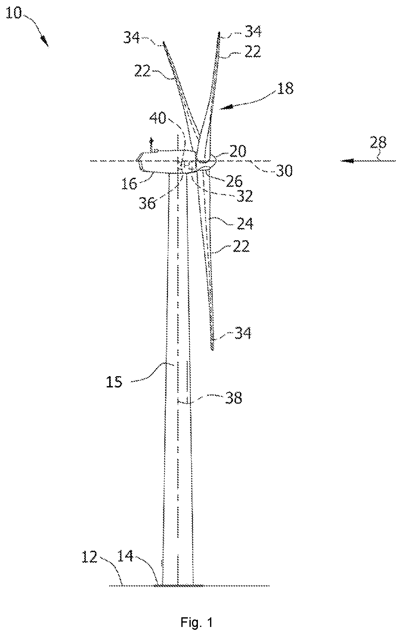 Patent US12497951 — Cabins and methods for wind turbine maintenance — Figure 1