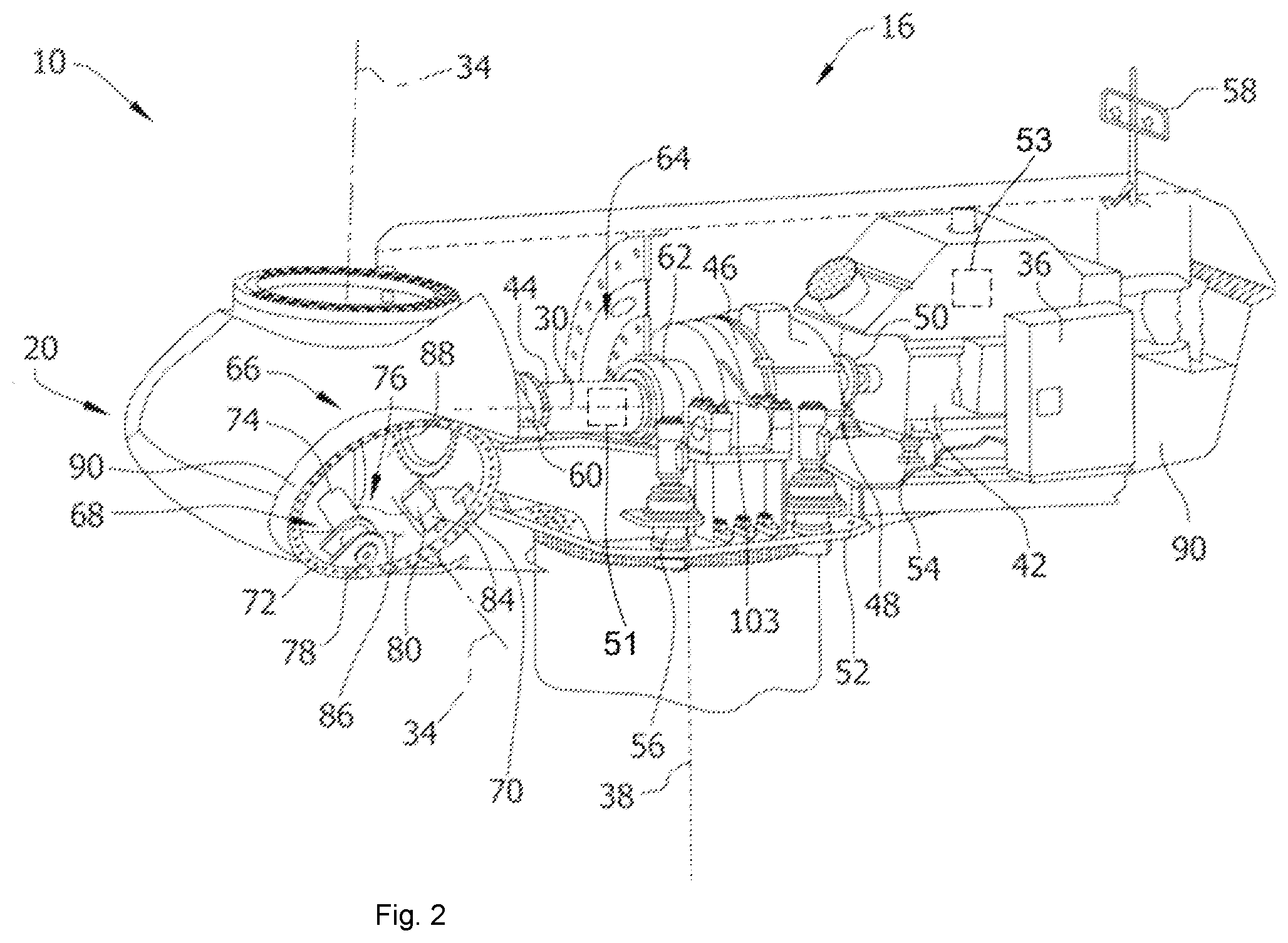 Patent US12497951 Figure 2 – Cabins and methods for wind turbine maintenance