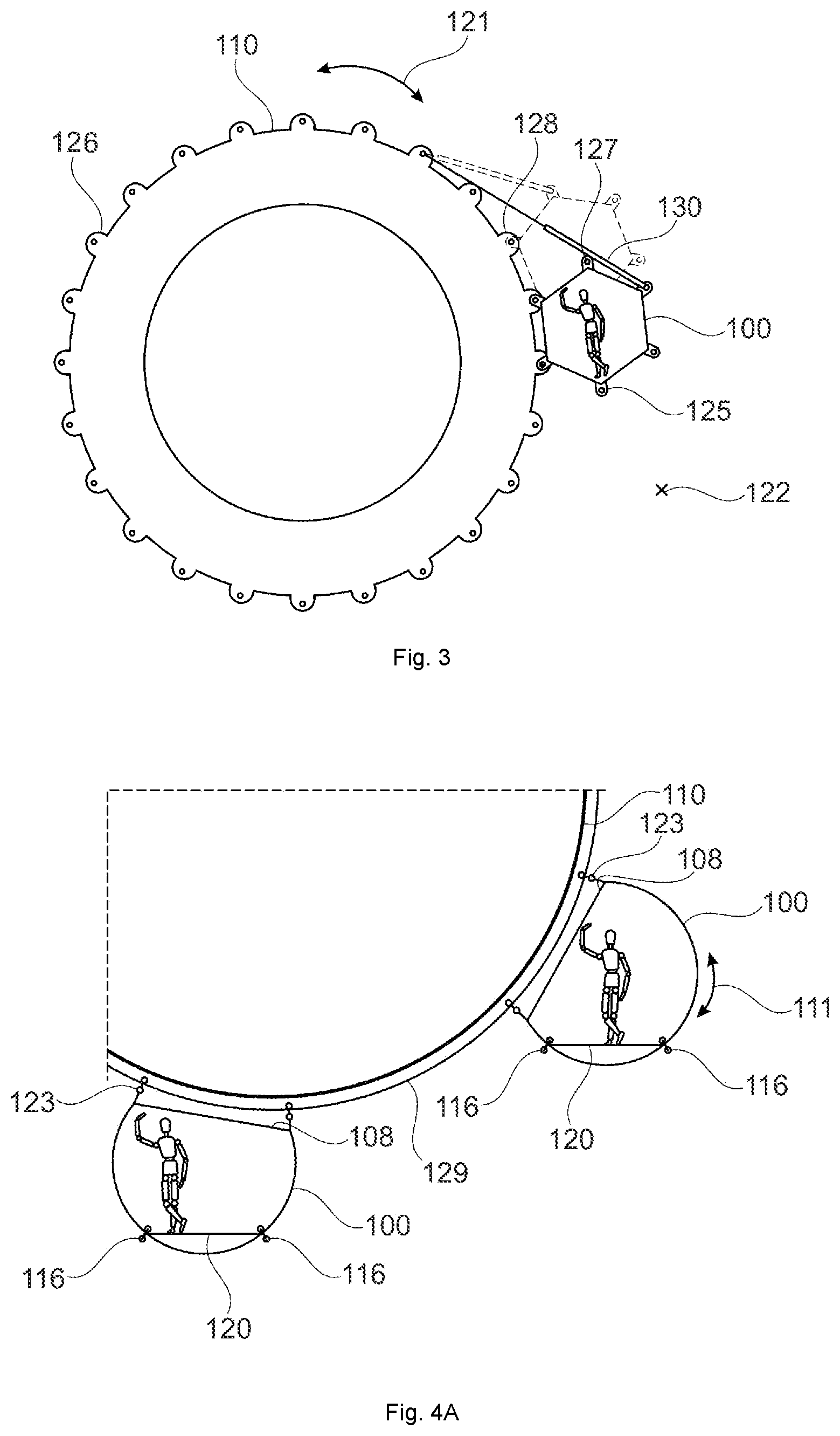 Patent US12497951 Figure 3 – Cabins and methods for wind turbine maintenance