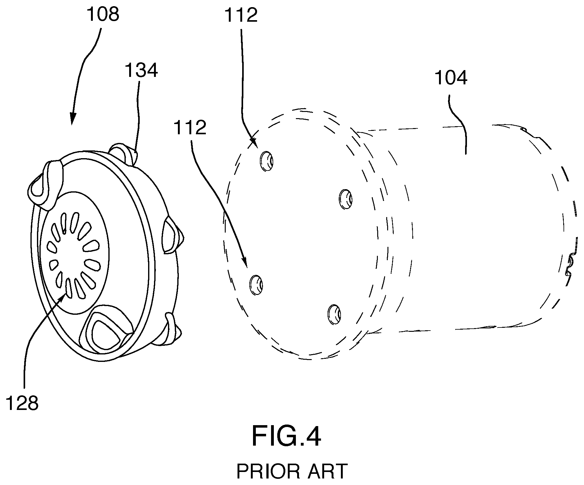 Patent US12497971 Figure 3 – System for adapting foot spas for use with disposable pumps