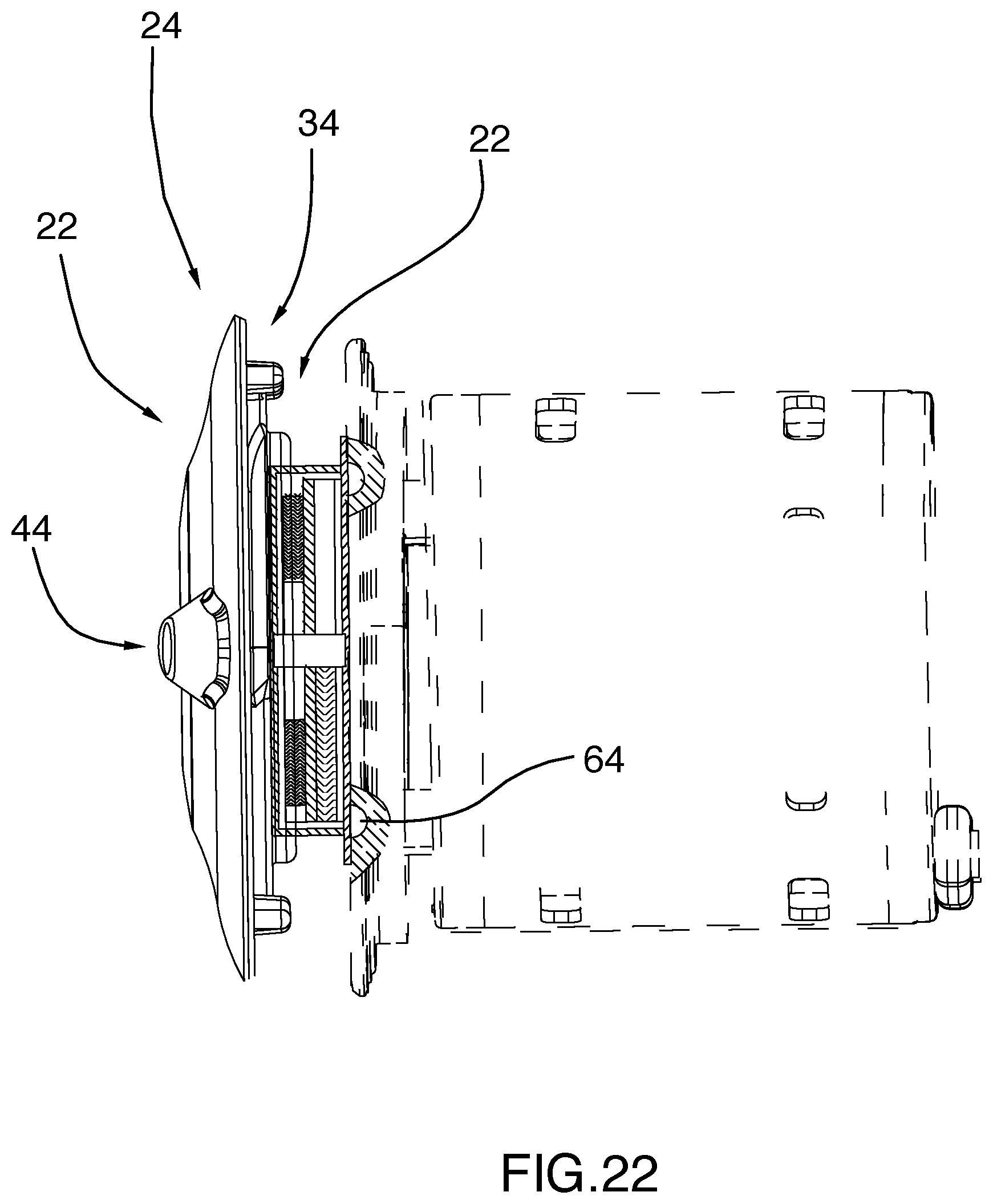 Patent US12497971 Figure 14 – System for adapting foot spas for use with disposable pumps