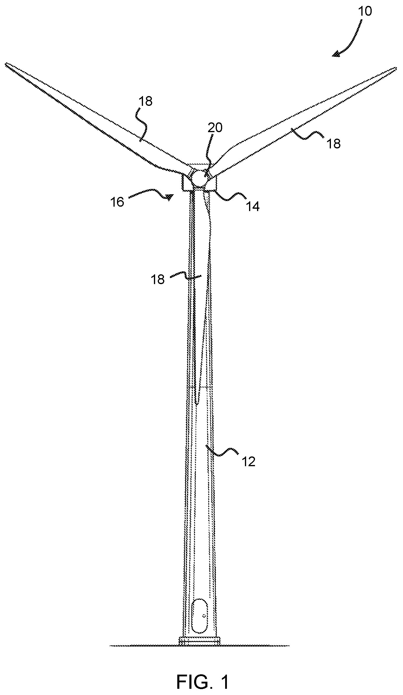 Patent US12504000 Figure 1 – Controlling operation in different zones of a wind turbine