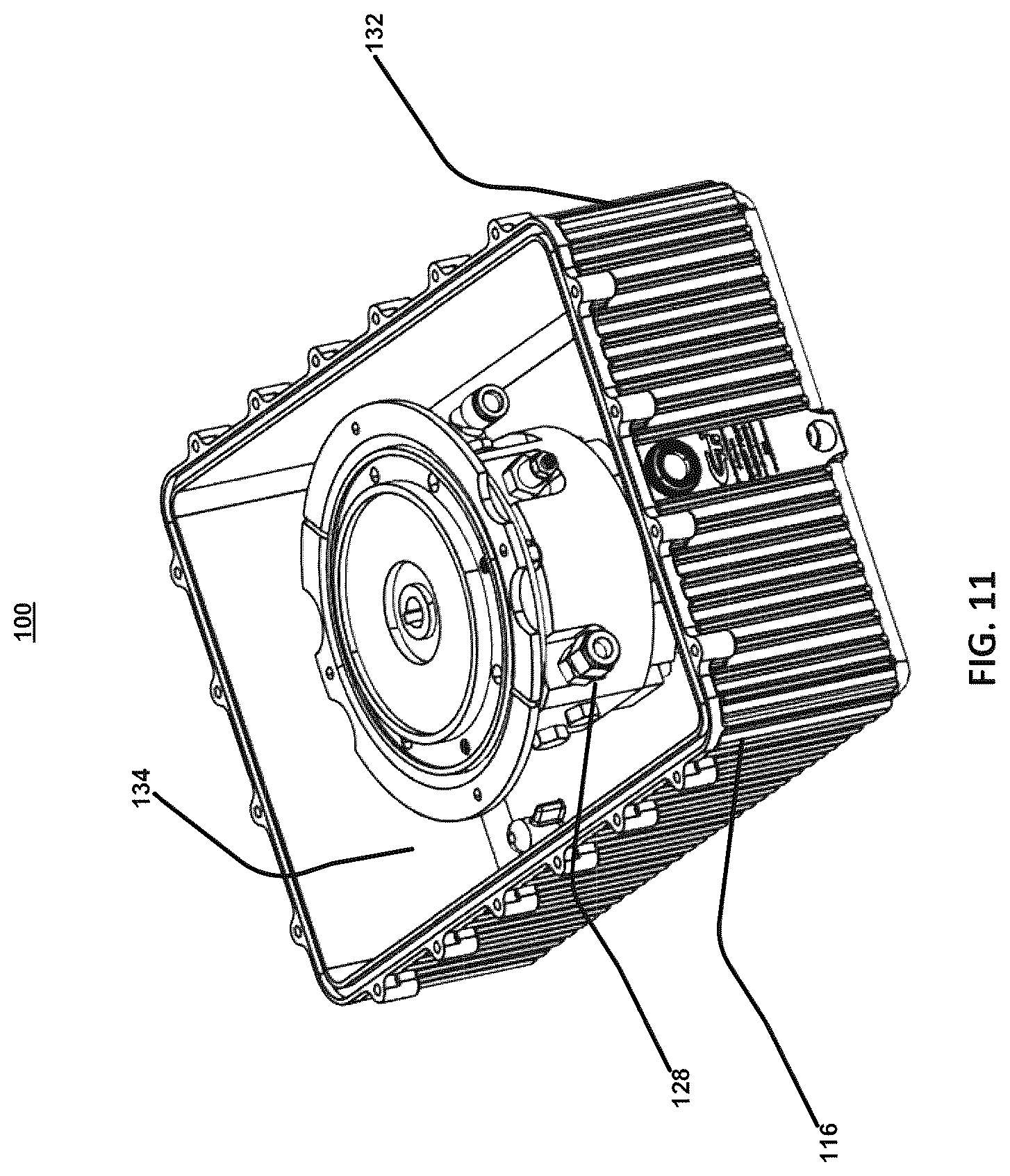 Patent US12504010 Figure 11 – Heat exchanger for hydraulic post-tensioning jack system