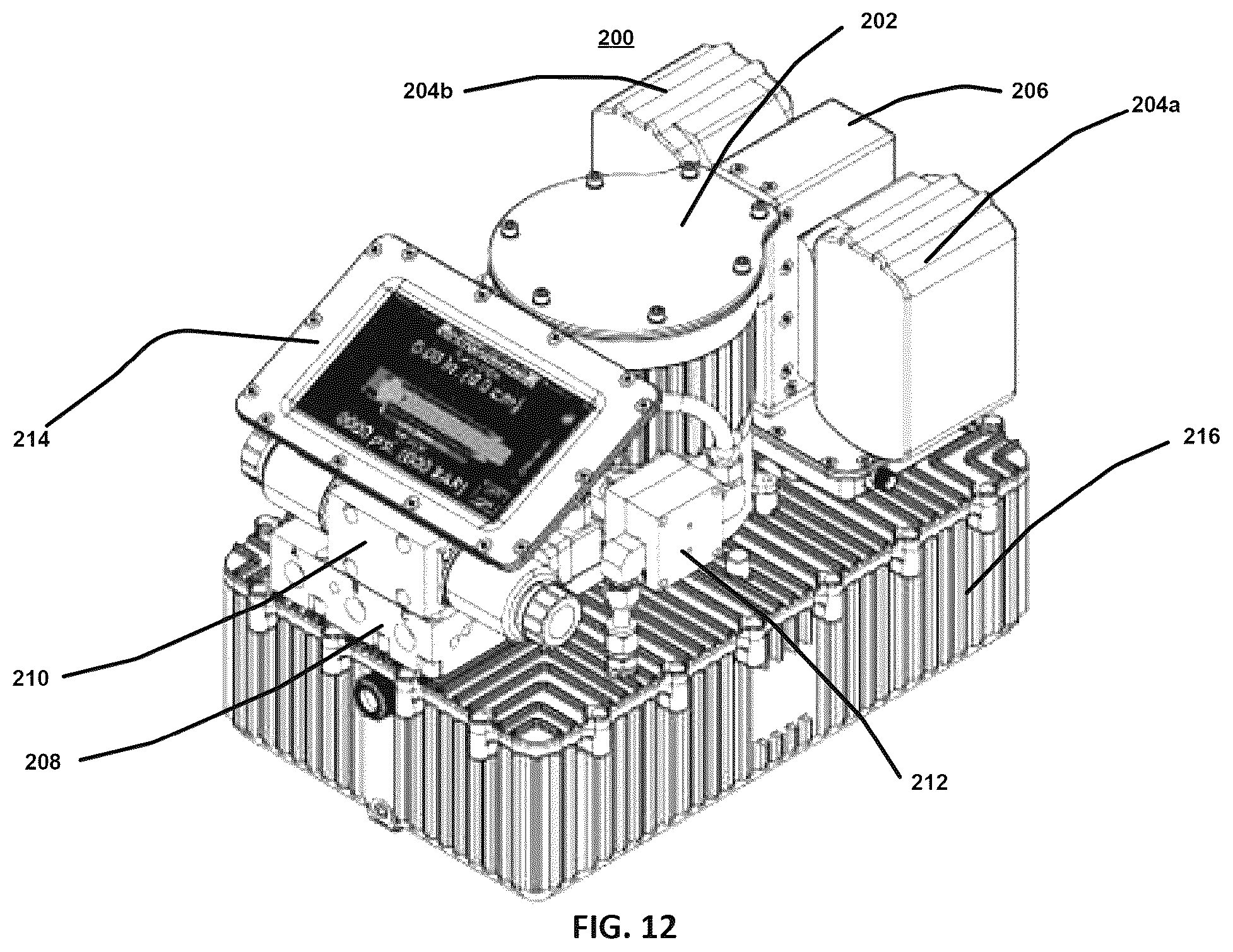 Patent US12504010 Figure 12 – Heat exchanger for hydraulic post-tensioning jack system