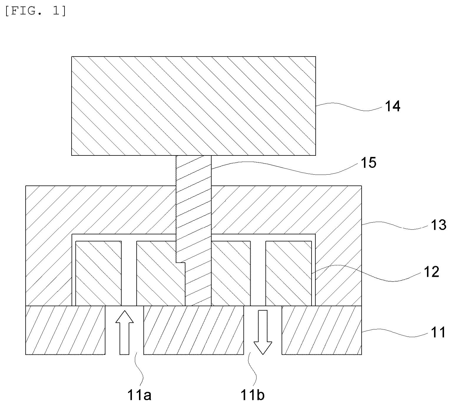 Patent US12504012 Figure 1 – Electronic oil pump