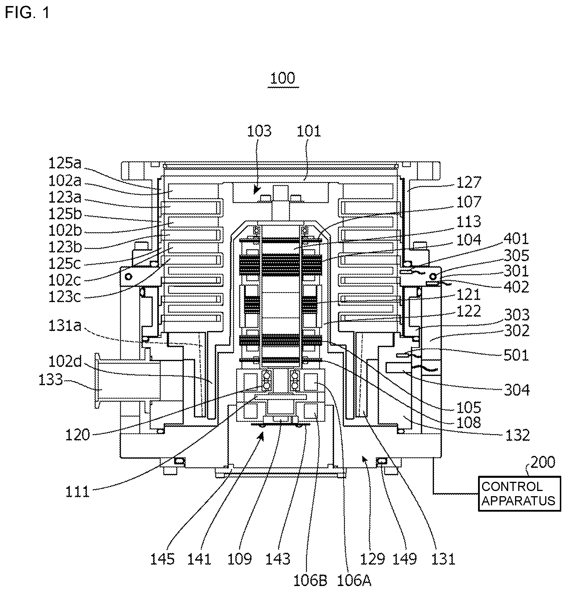 Patent US12504014 Figure 1 – Vacuum pump