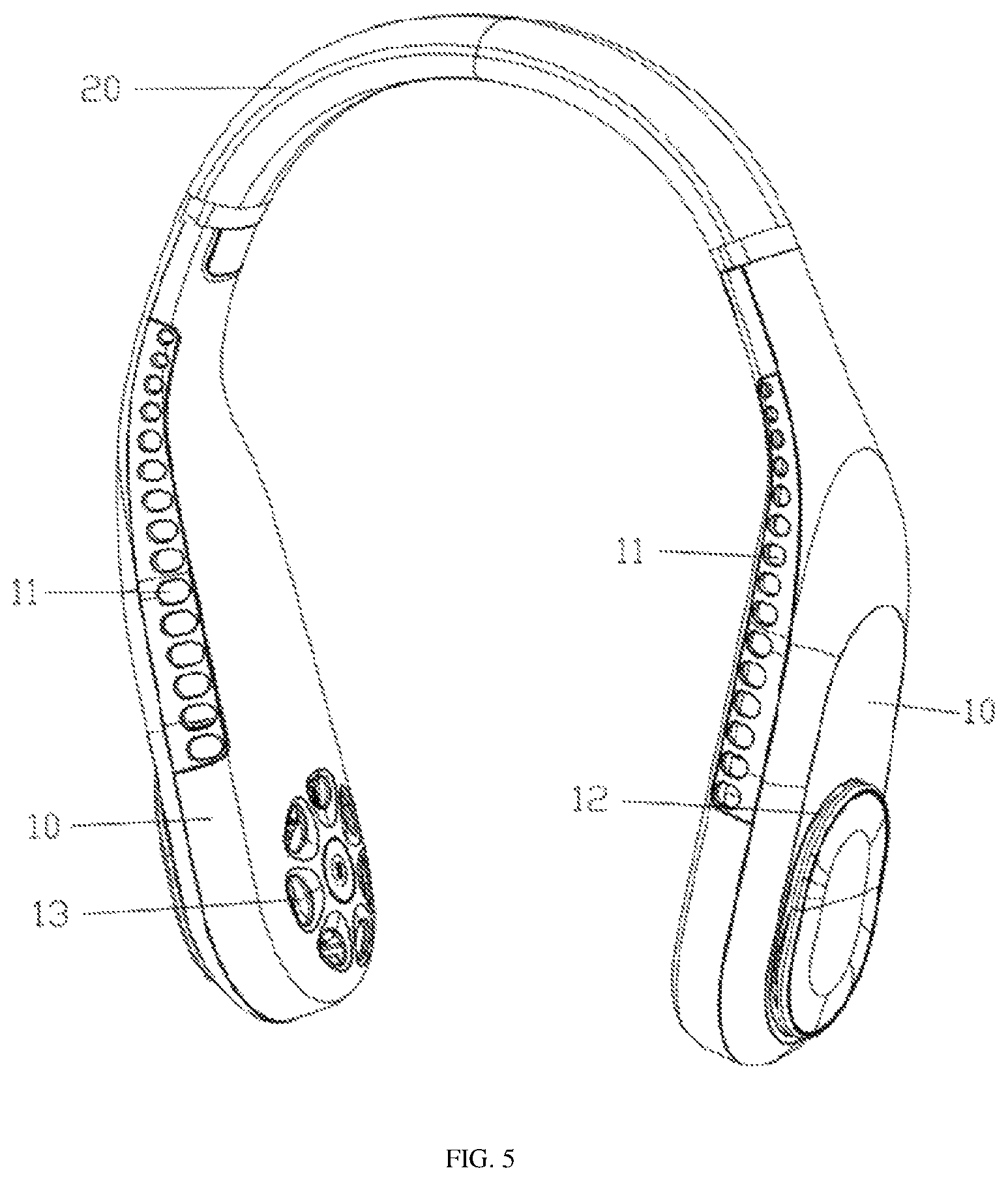Patent US12504023 Figure 4 – Neck fan