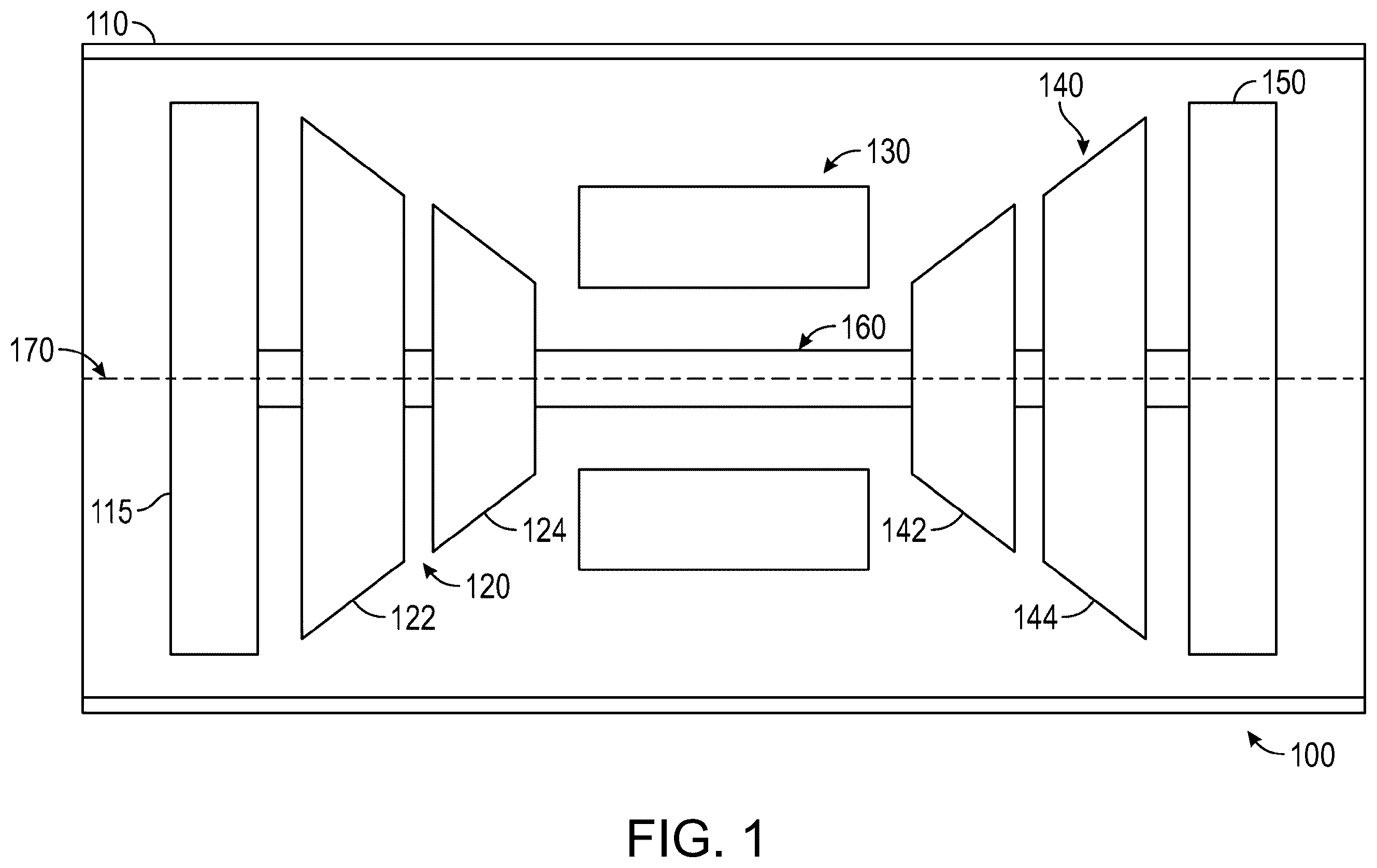 Patent US12504024 Figure 1 – Diffusers, gas turbine engines comprising the same, and methods for operation thereof