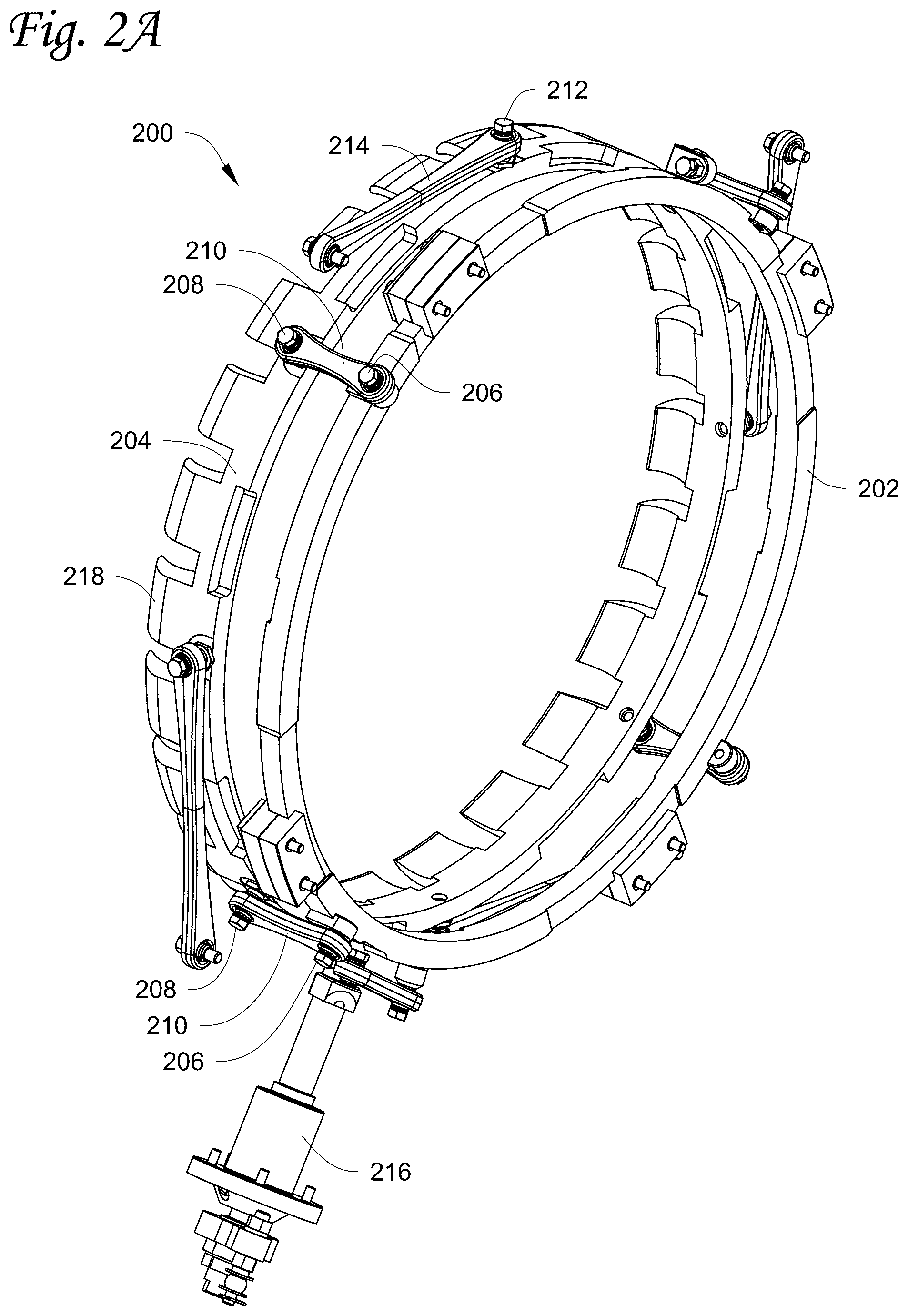 Patent US12504025 Figure 2 – Interstage capacity control valve with separate drive and stabilization linkages