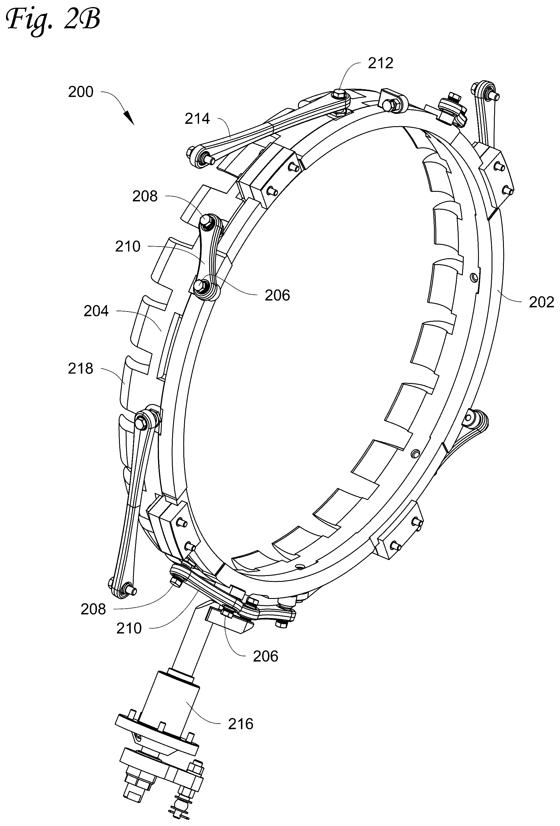 Patent US12504025 Figure 3 – Interstage capacity control valve with separate drive and stabilization linkages
