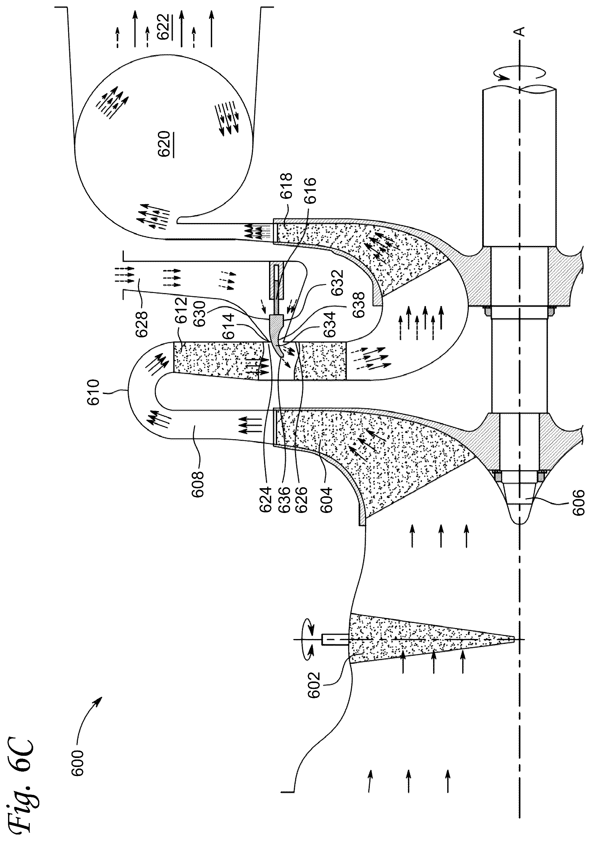 Patent US12504025 Figure 9 – Interstage capacity control valve with separate drive and stabilization linkages