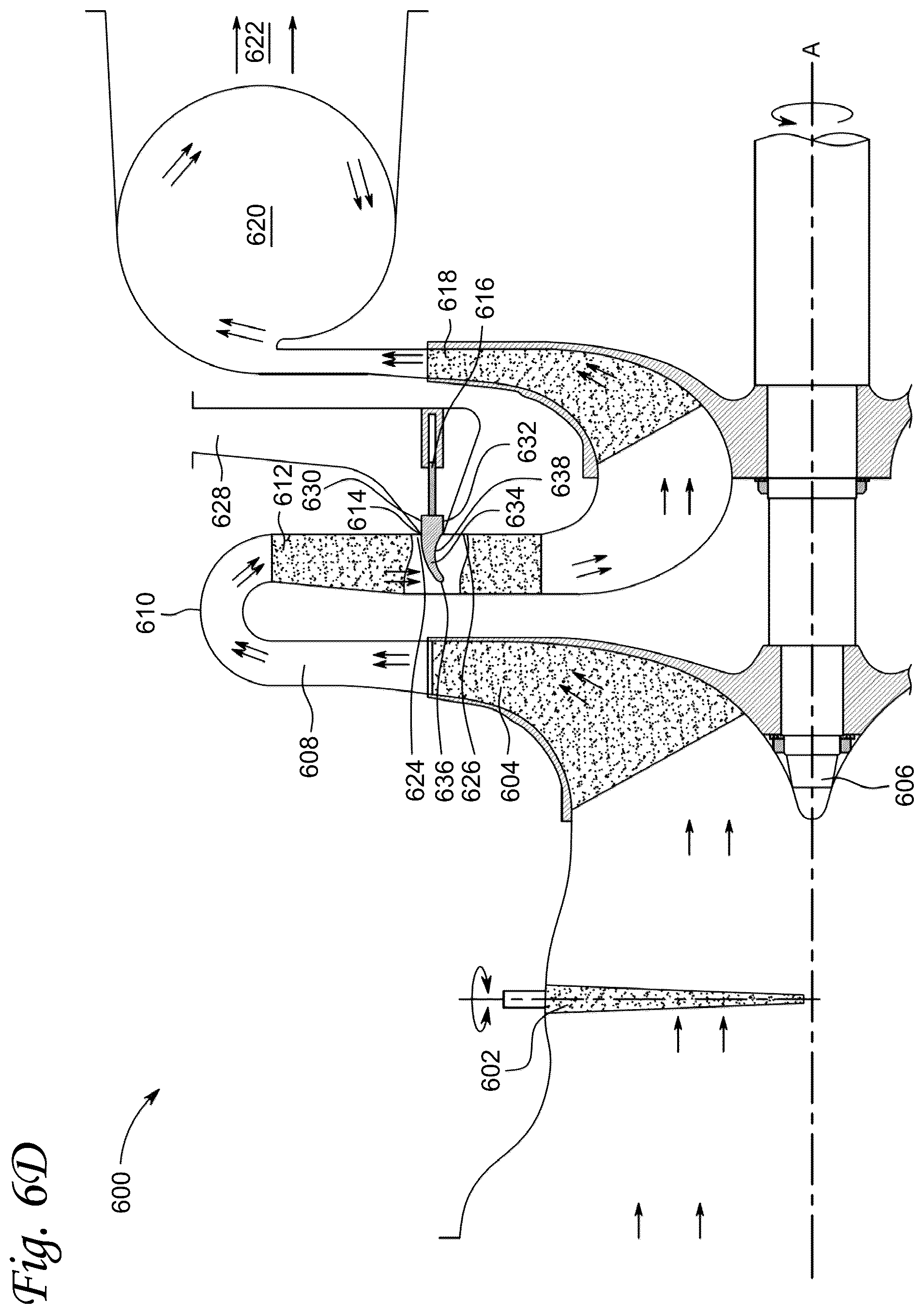 Patent US12504025 Figure 10 – Interstage capacity control valve with separate drive and stabilization linkages