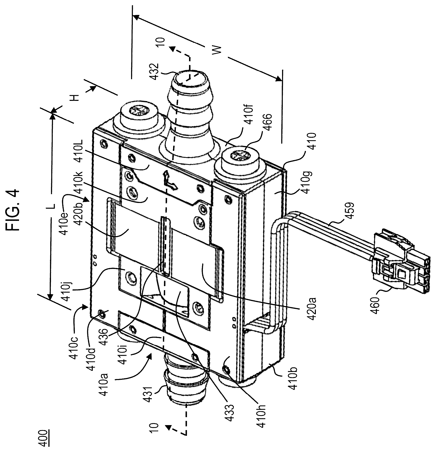 Patent US12504027 Figure 3 – Axial pump with adjustable impeller