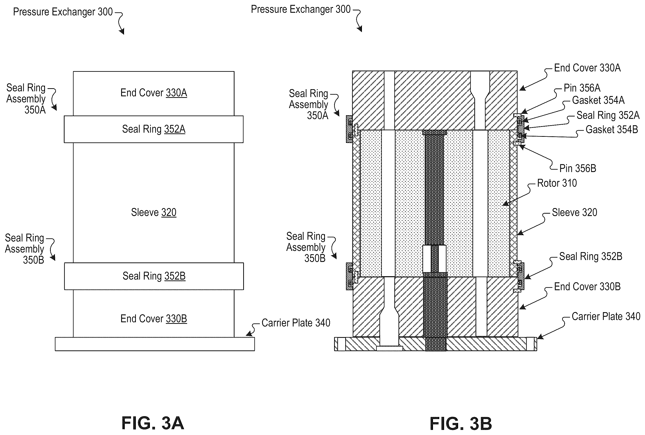 Patent US12504028 Figure 5 – Cartridge sealing and alignment in a pressure exchanger