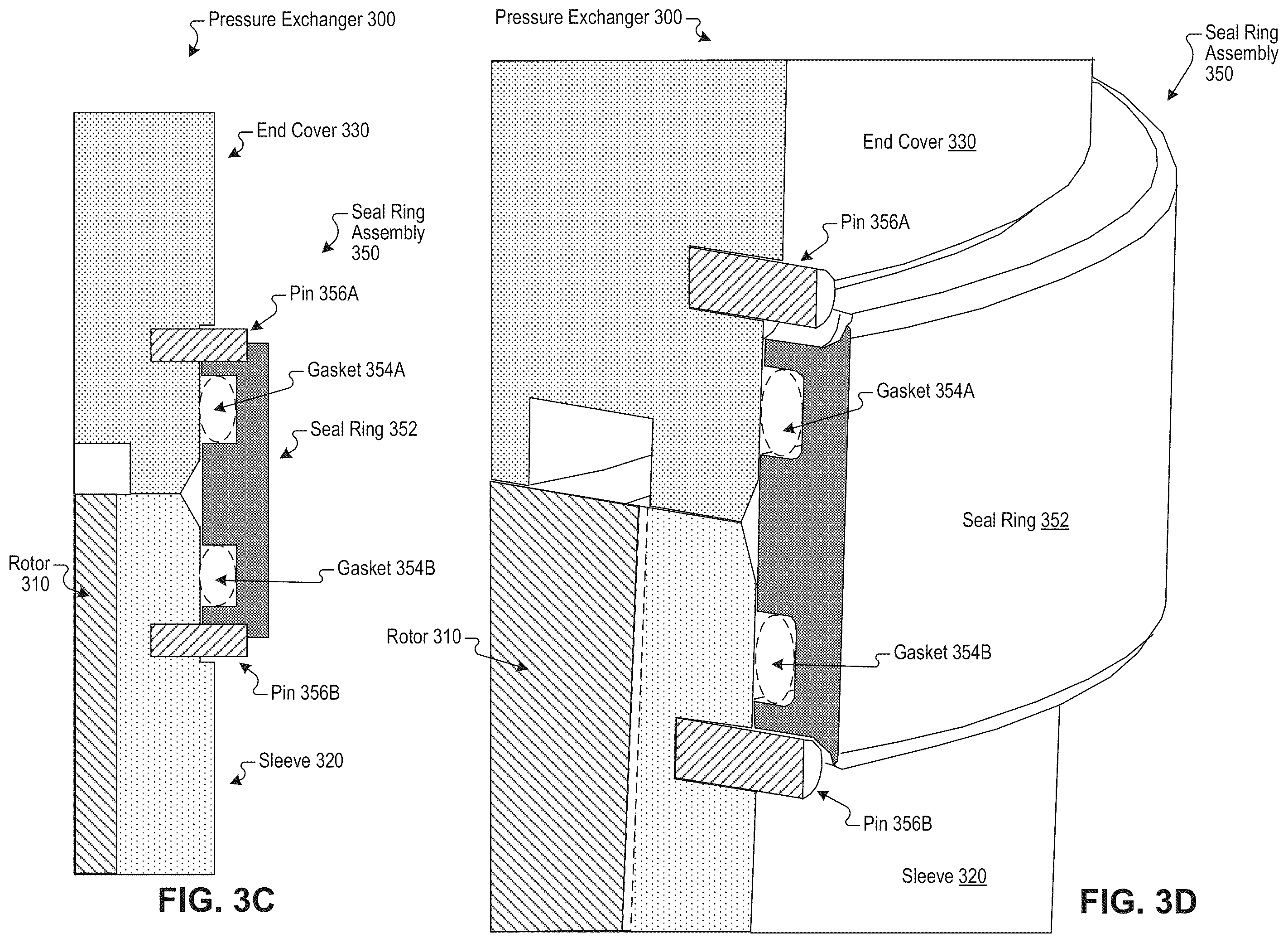 Patent US12504028 Figure 6 – Cartridge sealing and alignment in a pressure exchanger