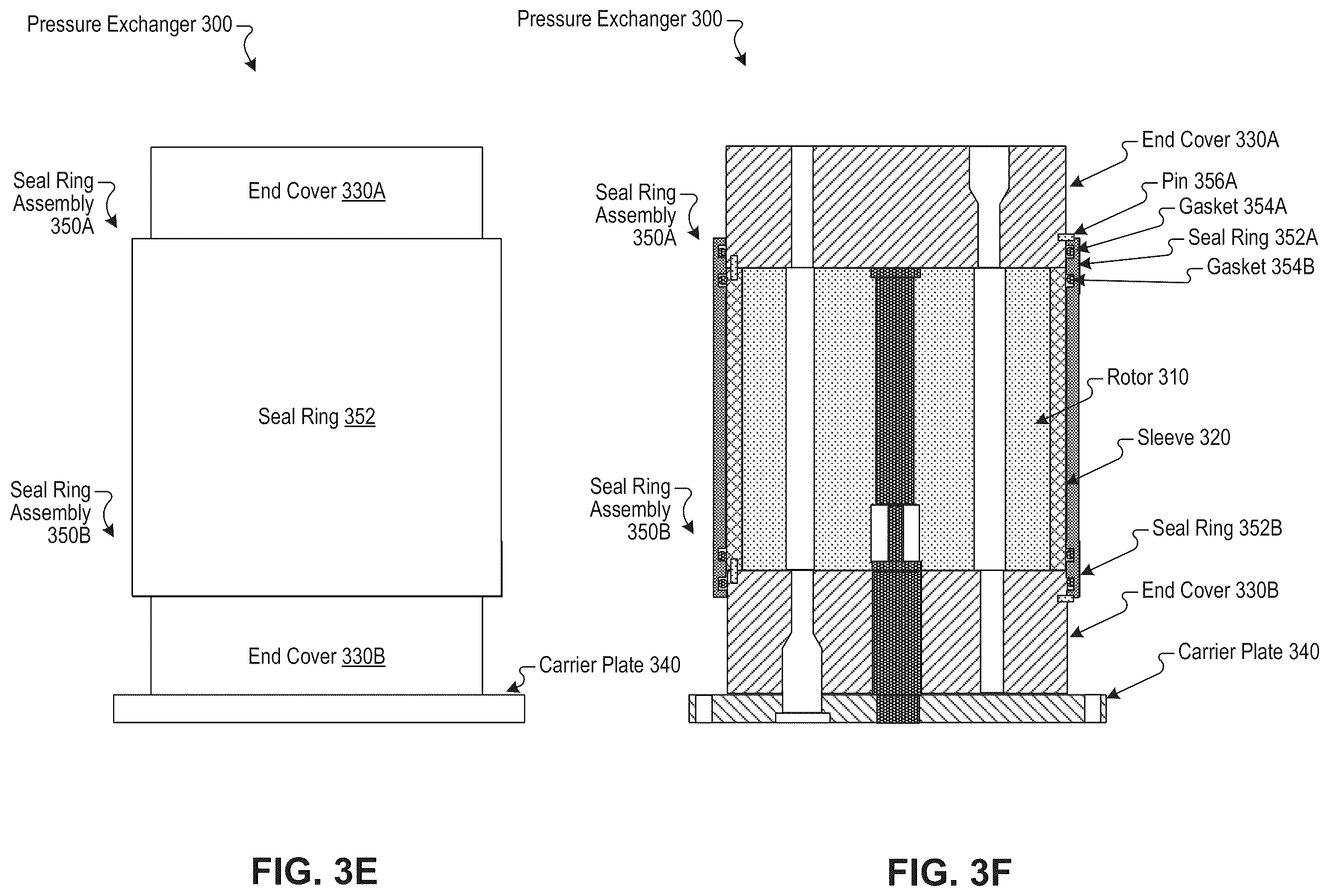 Patent US12504028 Figure 7 – Cartridge sealing and alignment in a pressure exchanger