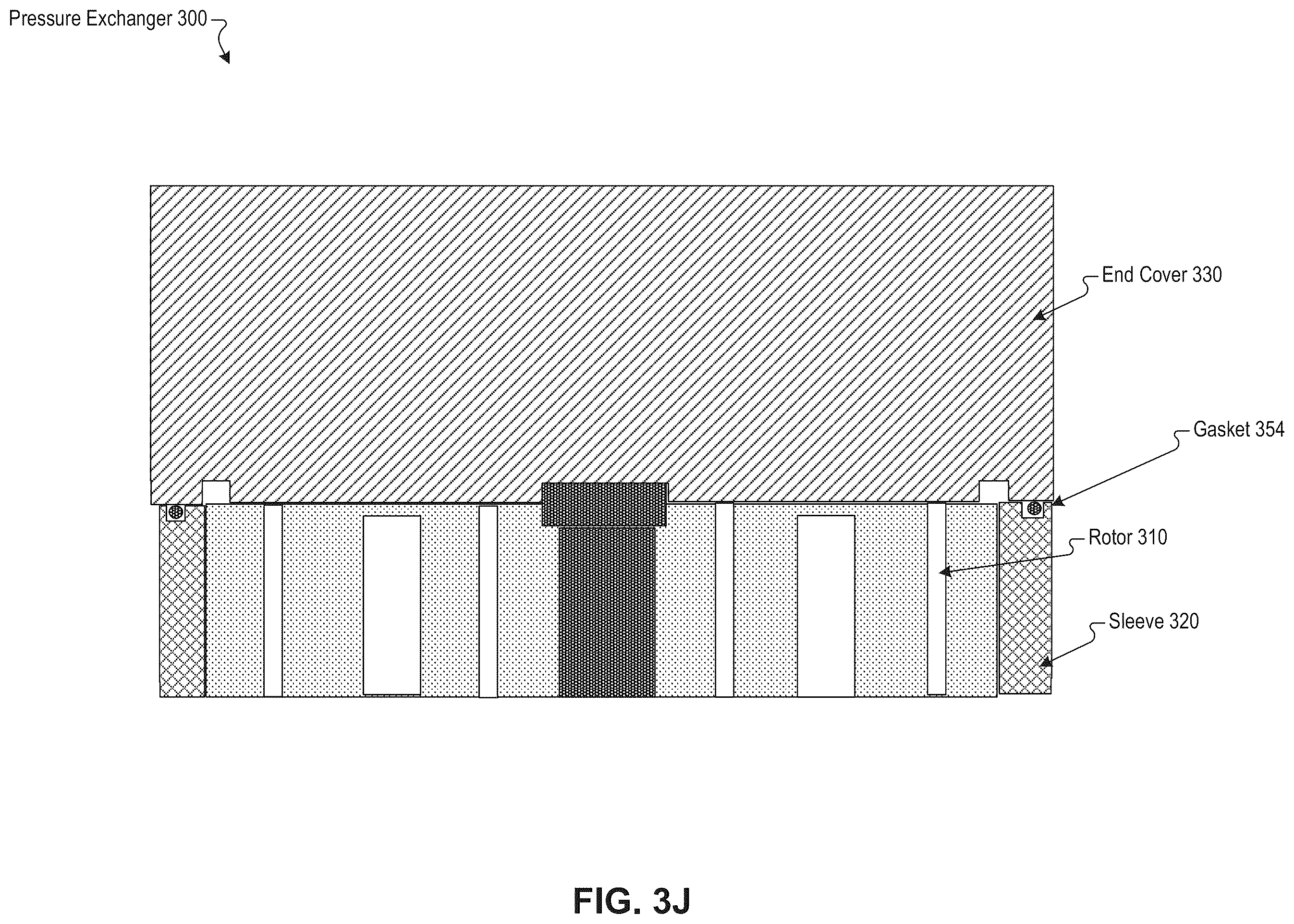 Patent US12504028 Figure 10 – Cartridge sealing and alignment in a pressure exchanger