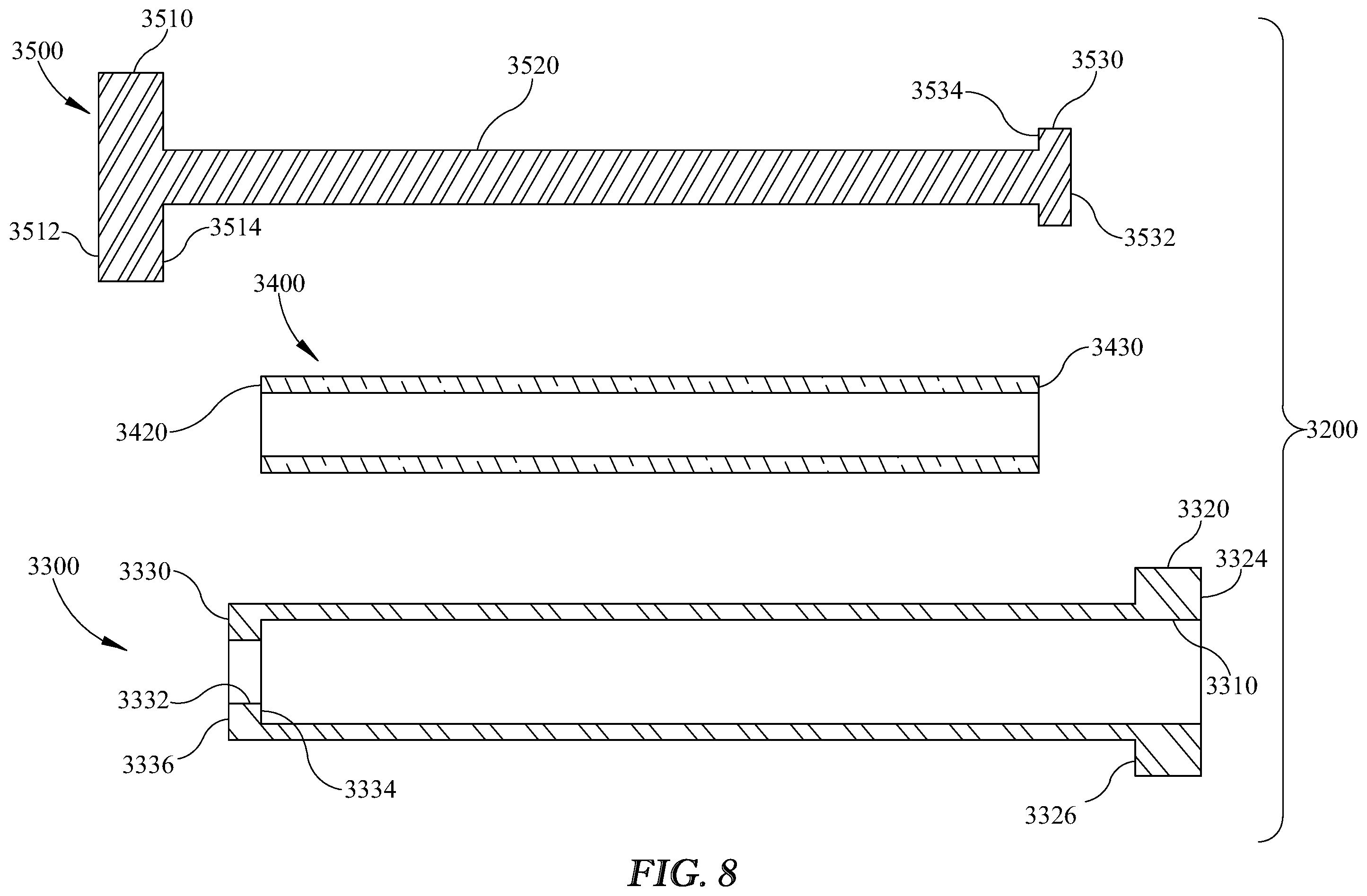Patent US12504030 Figure 5 – System for securing objects having different coefficients of thermal expansion