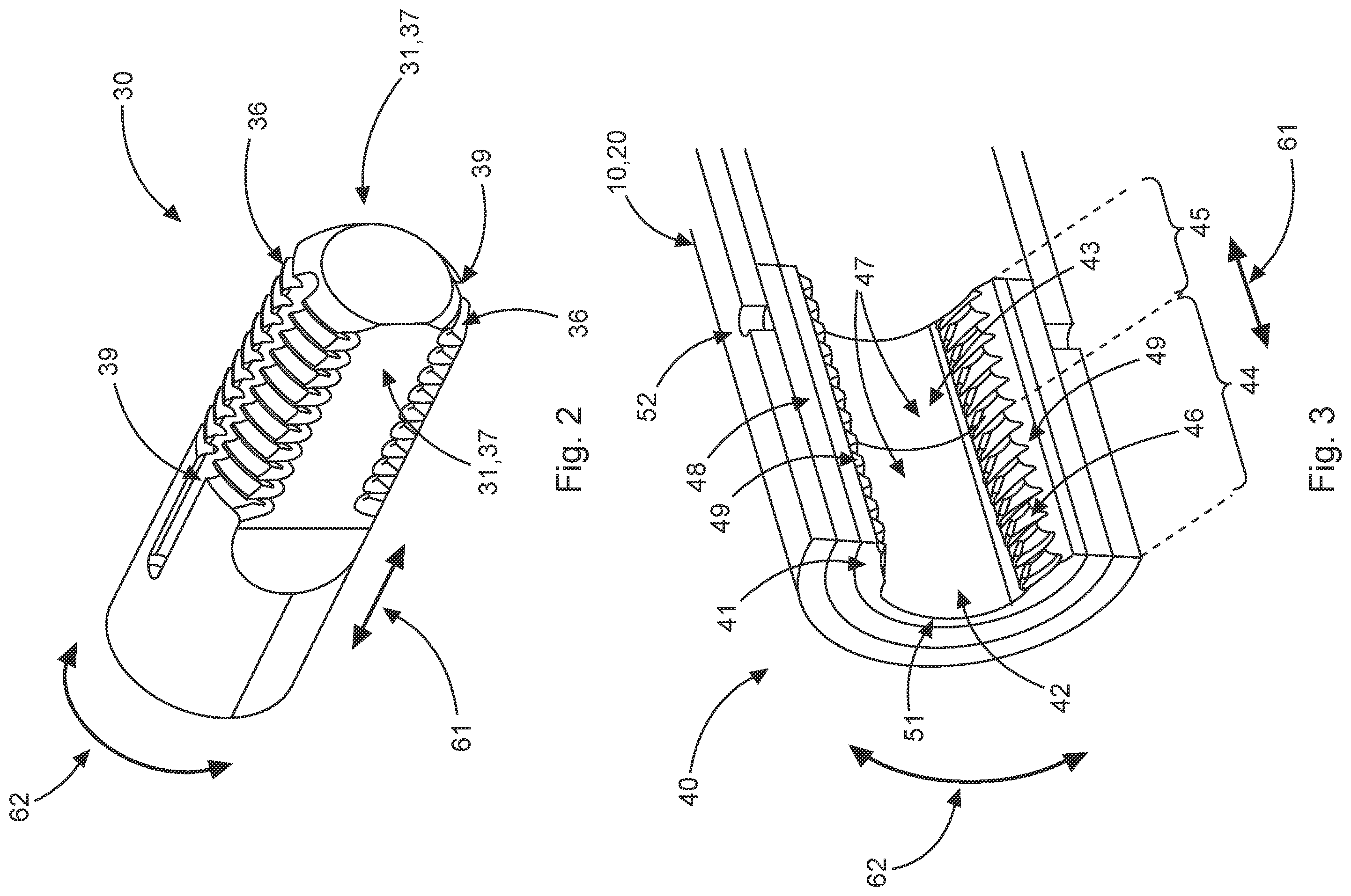 Patent US12504031 Figure 2 – Flexible connection assembly with integrated vibration damper