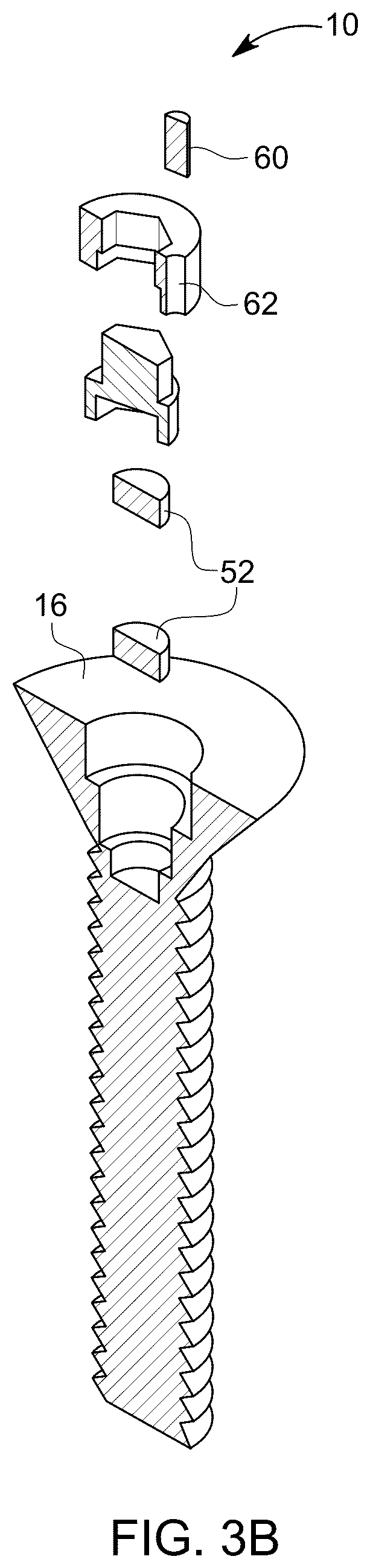 Patent US12504032 Figure 4 – Fastener assembly having flush faced working portion