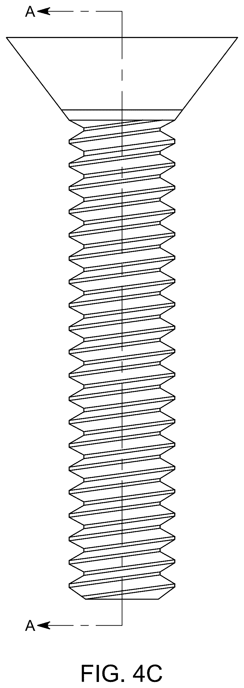 Patent US12504032 Figure 9 – Fastener assembly having flush faced working portion
