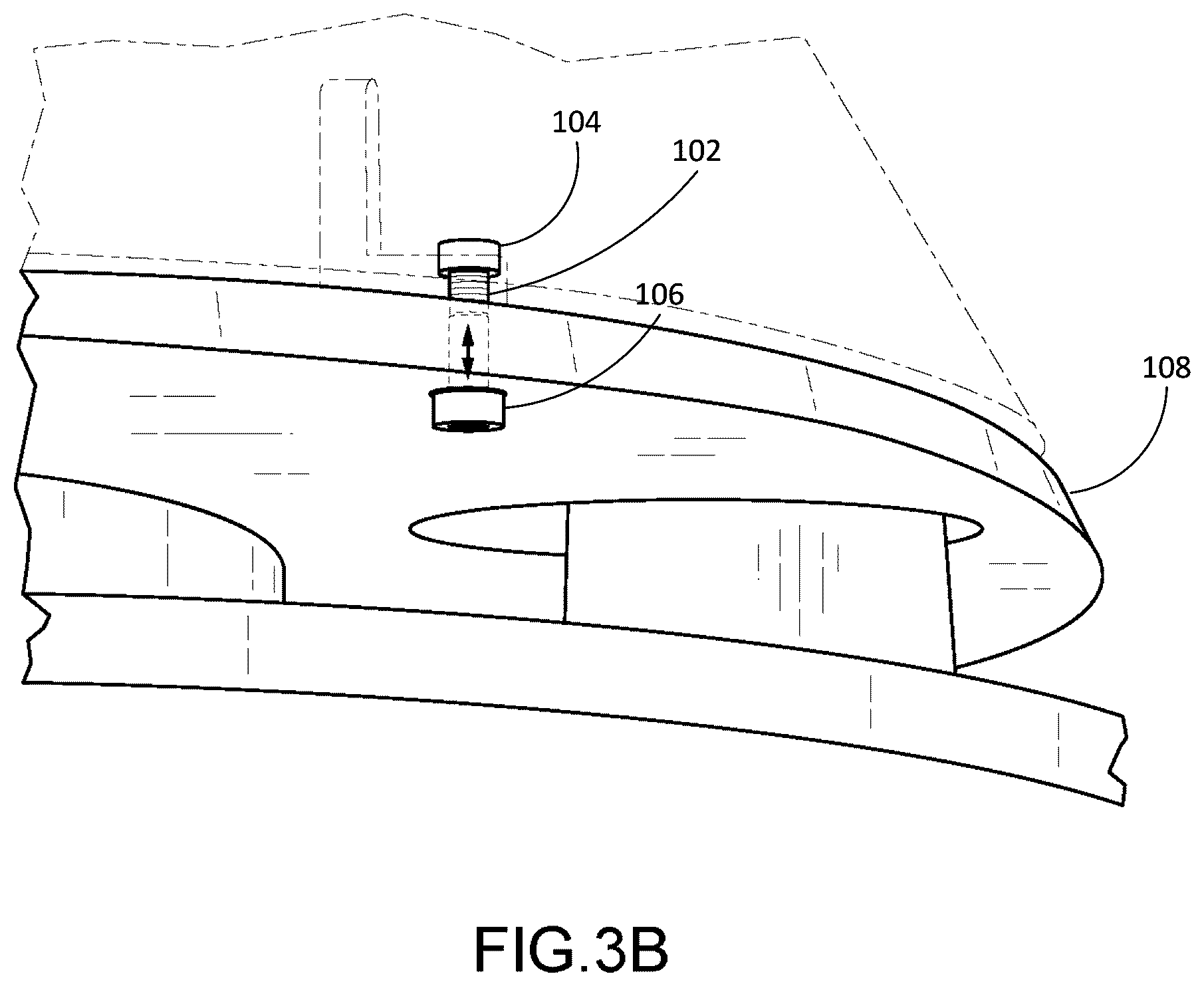 Patent US12504034 Figure 4 – Fastening system using an axially magnetized threaded insert