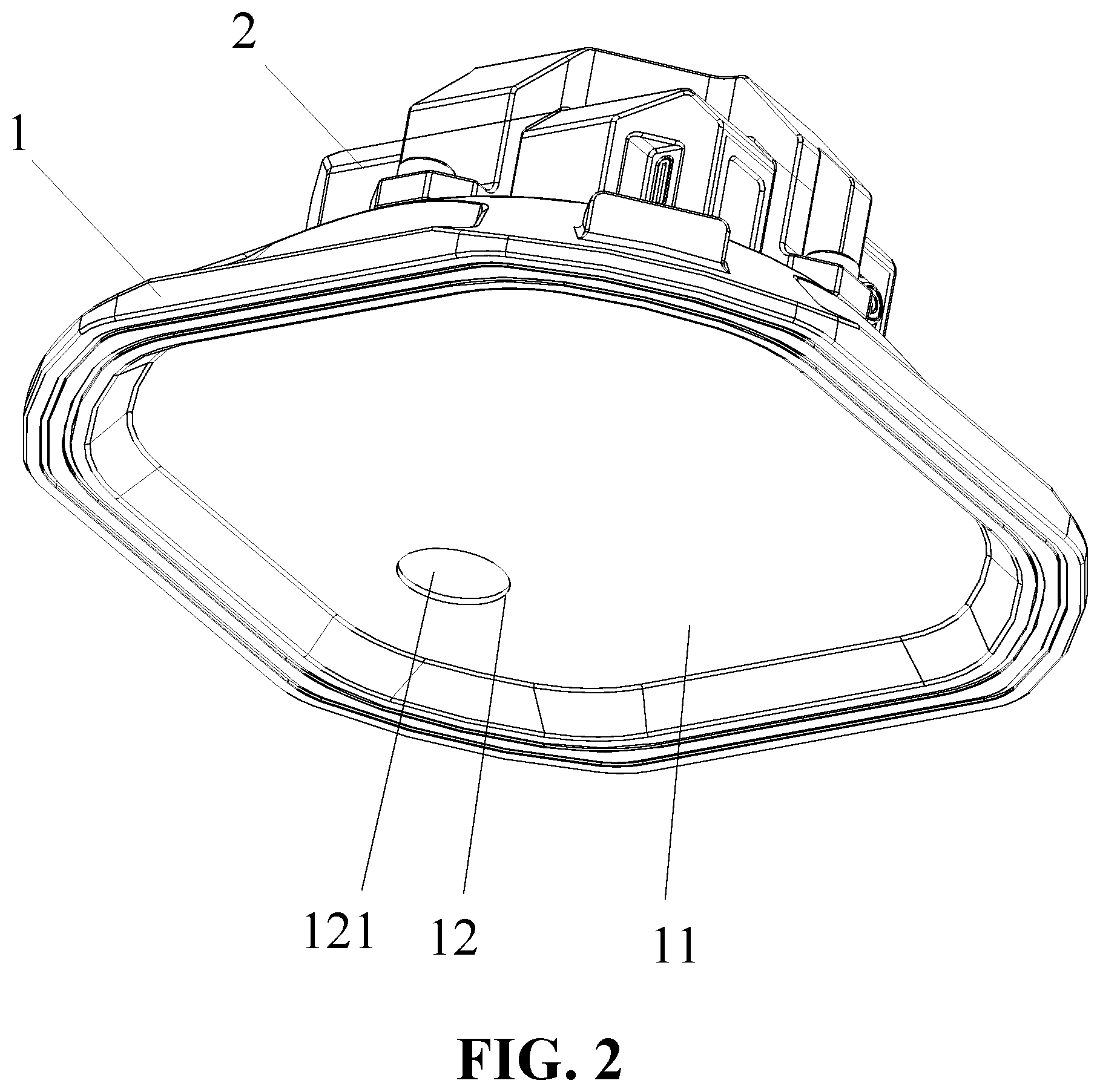 Patent US12504037 Figure 2 – Modular suction cup device and photography device