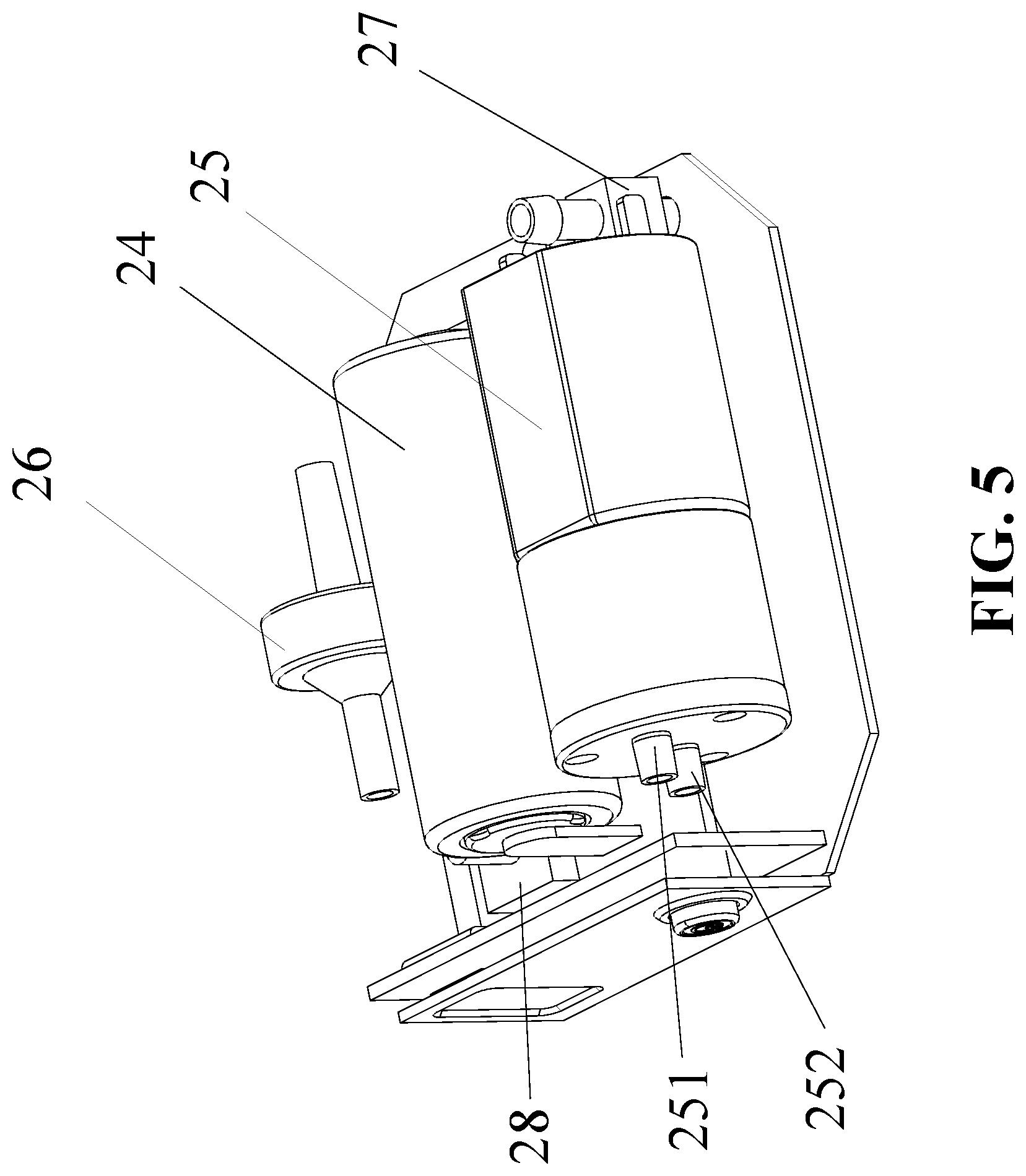 Patent US12504037 Figure 5 – Modular suction cup device and photography device