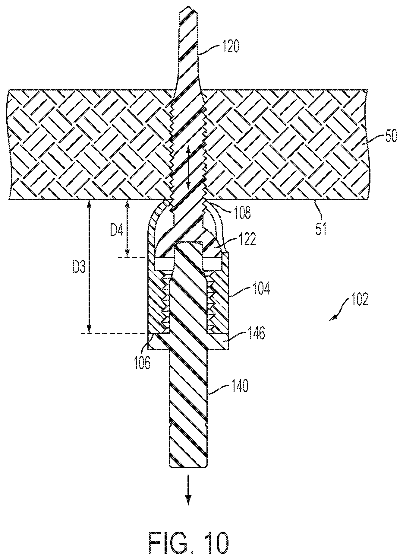 Patent US12504039 Figure 10 – Swivel hanger