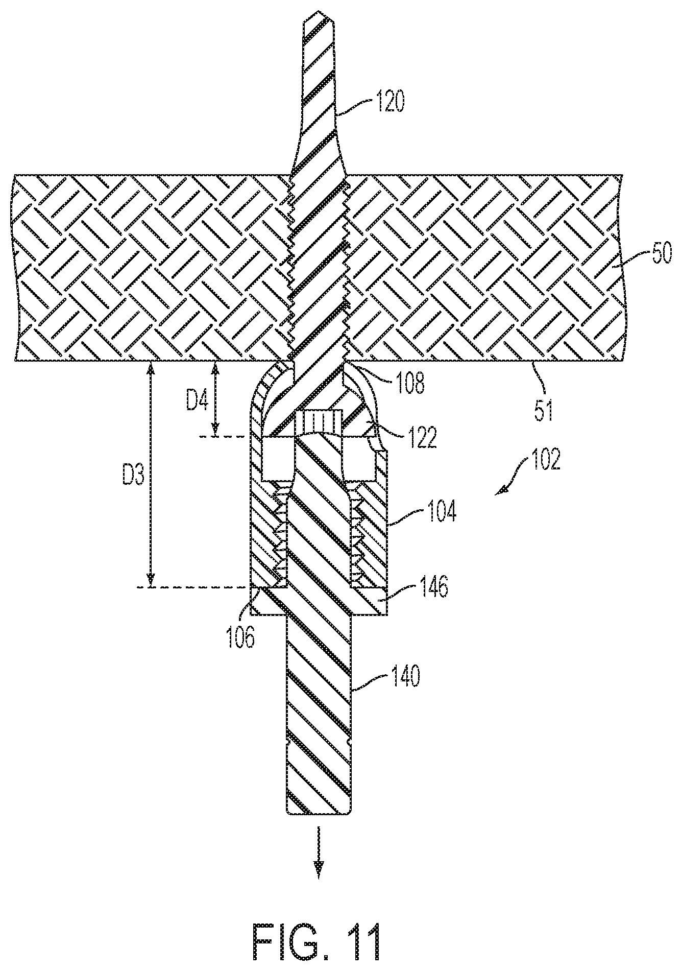 Patent US12504039 Figure 11 – Swivel hanger