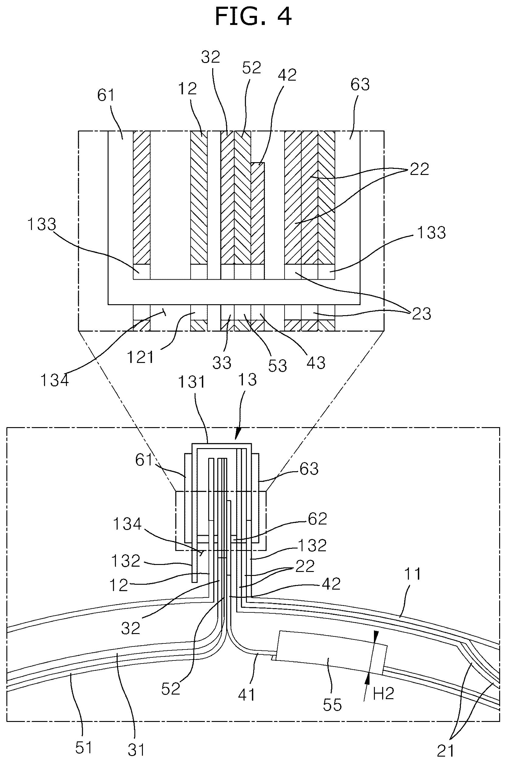 Patent US12504040 Figure 4 – Journal foil air bearing preventing separation of bump foil