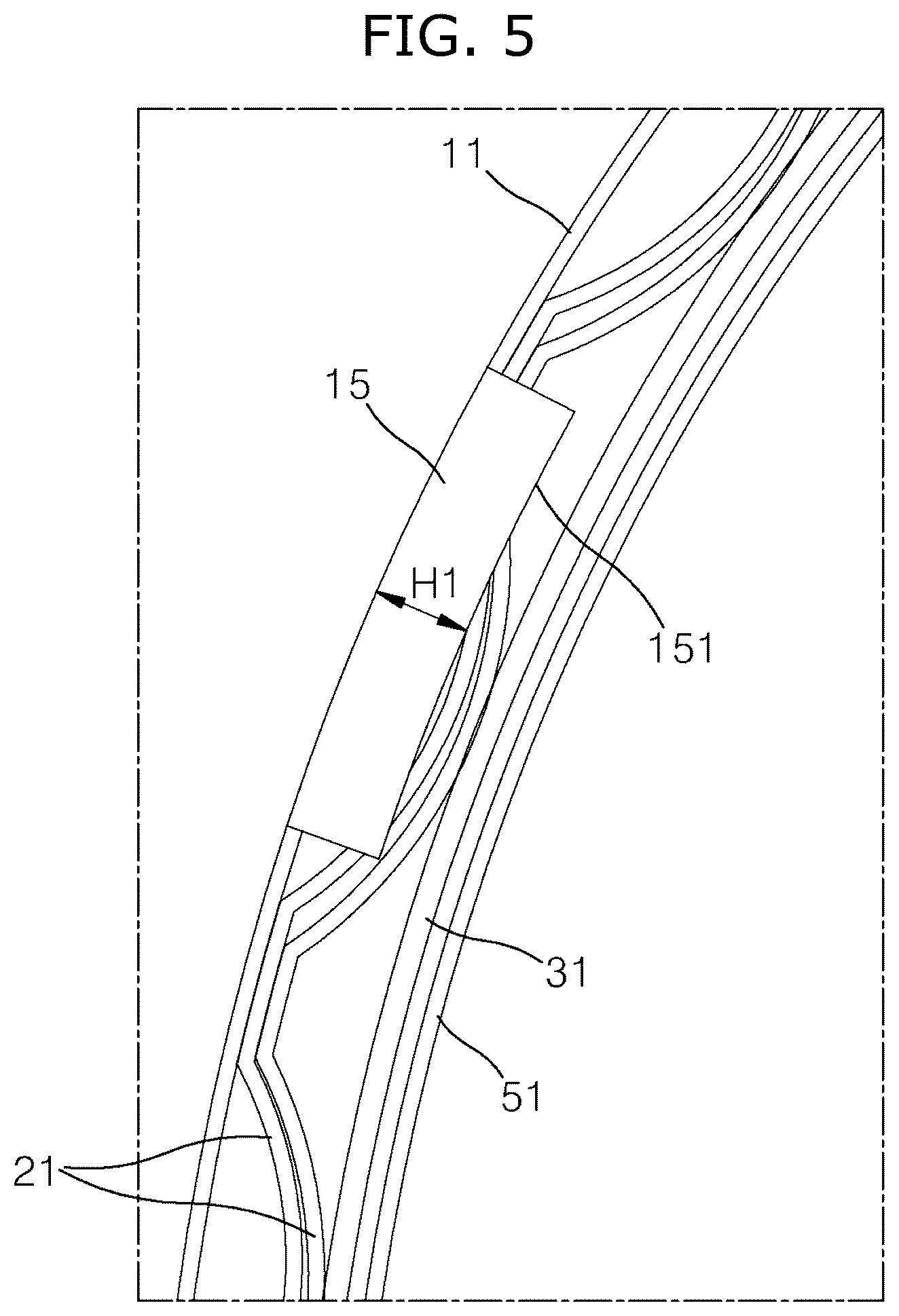 Patent US12504040 Figure 5 – Journal foil air bearing preventing separation of bump foil