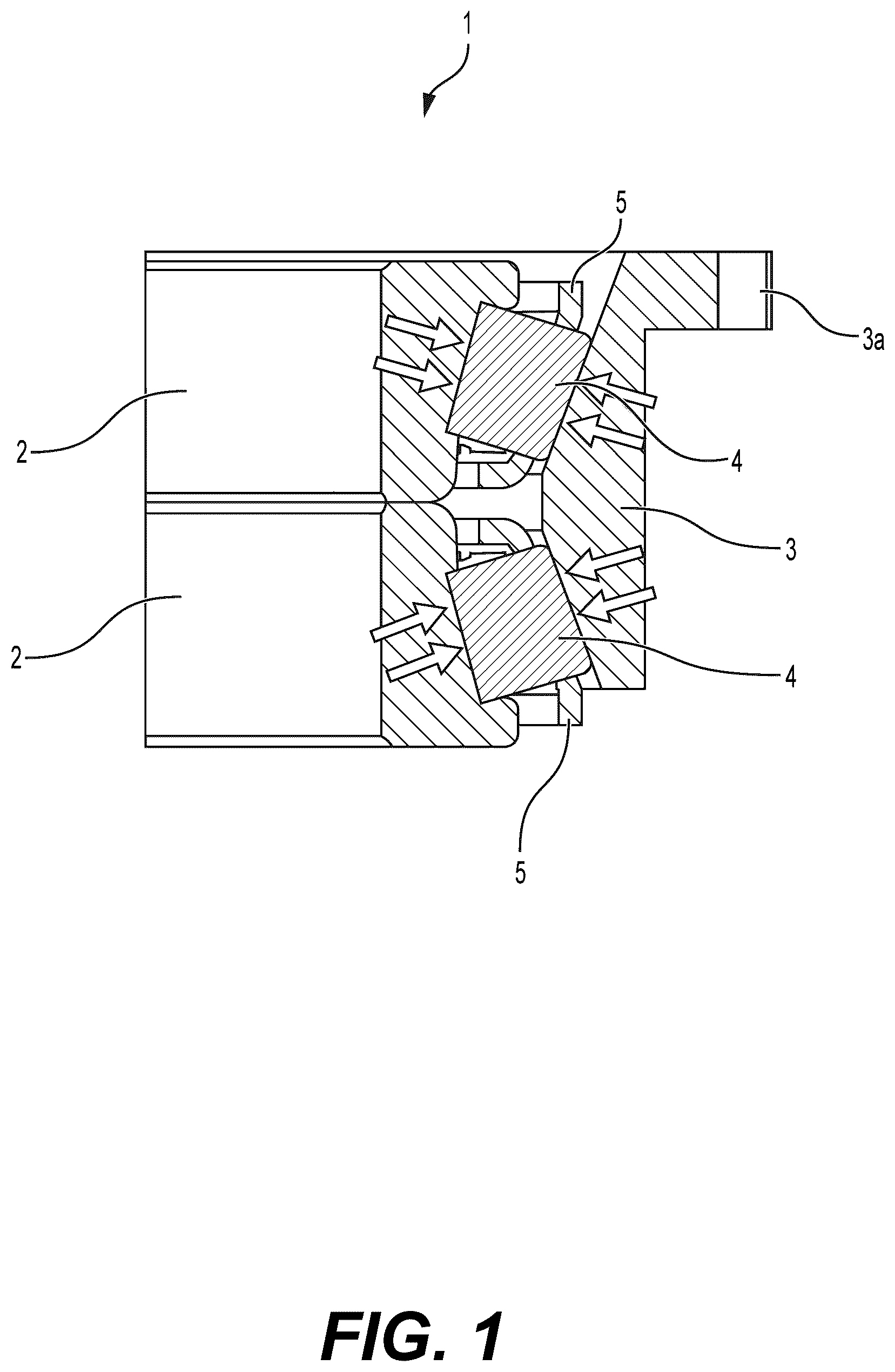 Patent US12504044 Figure 1 – Double-row tapered roller bearing assembling jig, and assembling method for double-row tapered roller bearing