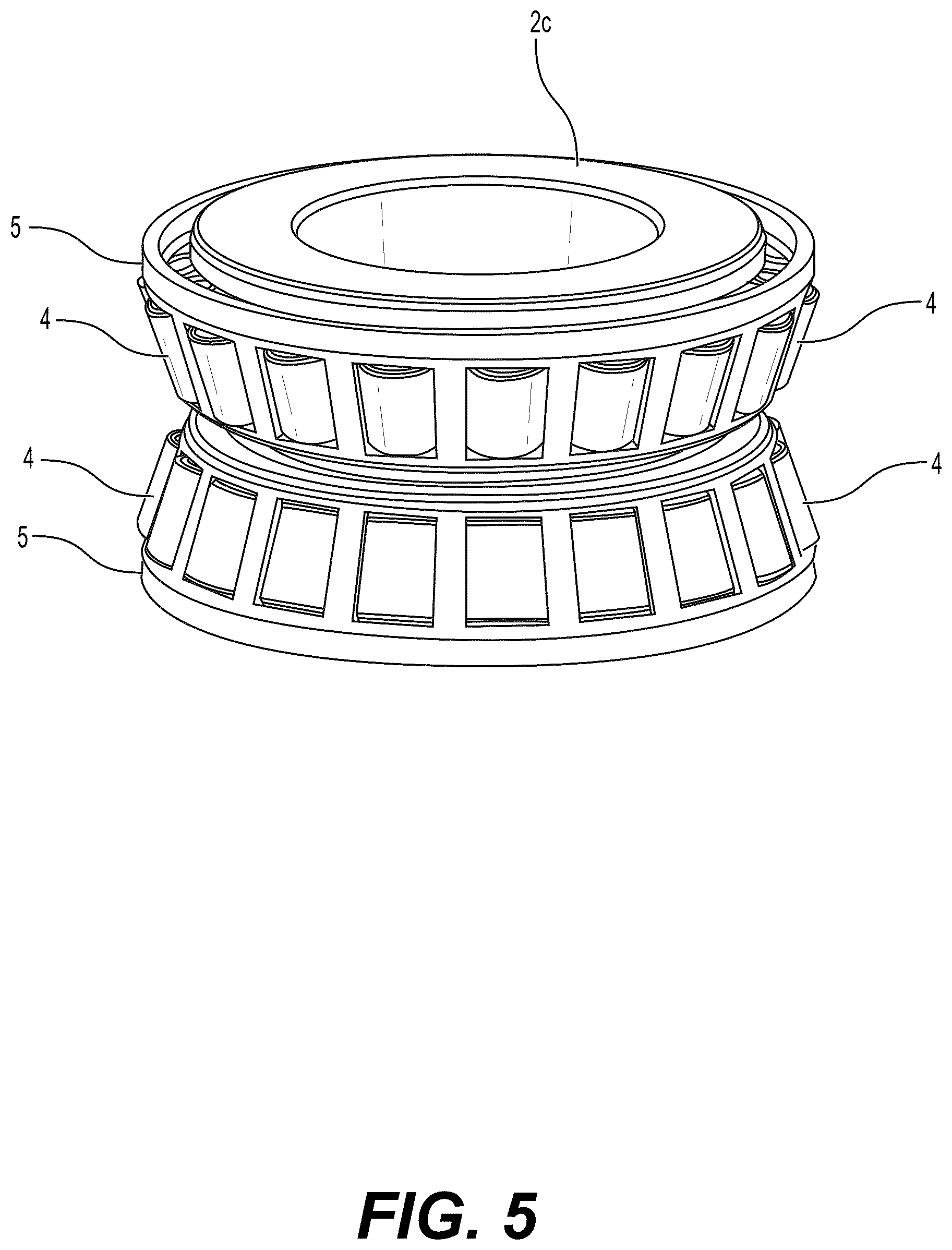 Patent US12504044 Figure 5 – Double-row tapered roller bearing assembling jig, and assembling method for double-row tapered roller bearing