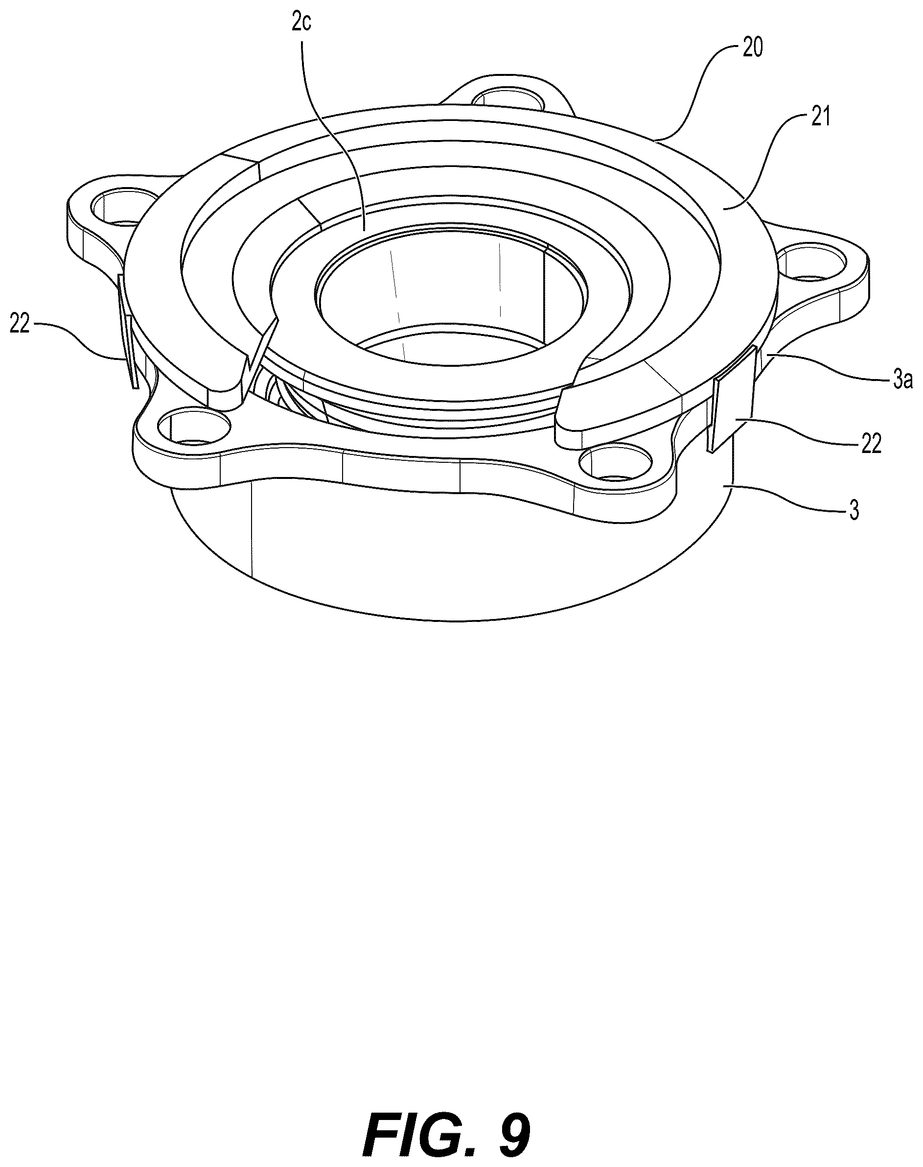 Patent US12504044 Figure 9 – Double-row tapered roller bearing assembling jig, and assembling method for double-row tapered roller bearing