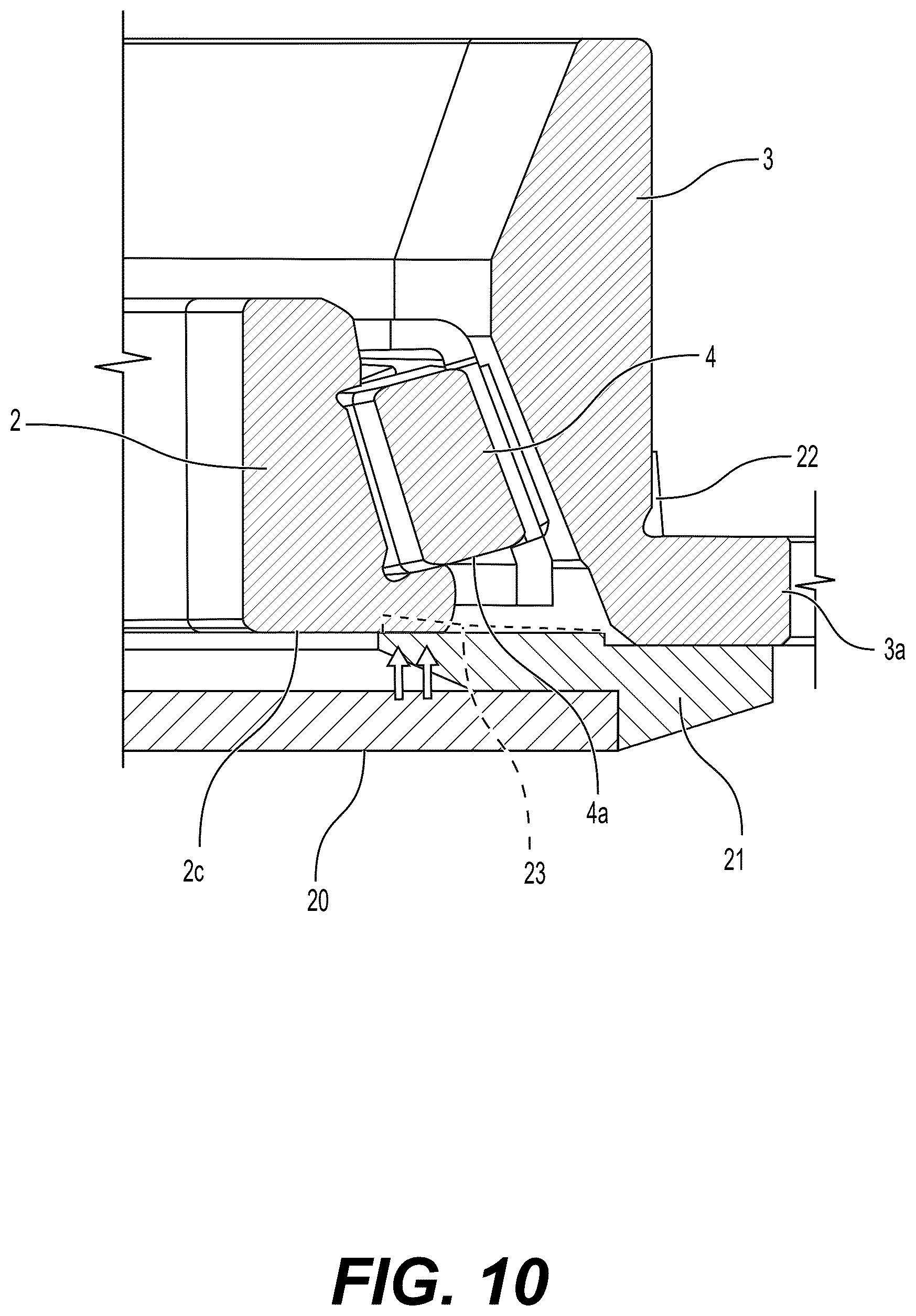 Patent US12504044 Figure 10 – Double-row tapered roller bearing assembling jig, and assembling method for double-row tapered roller bearing