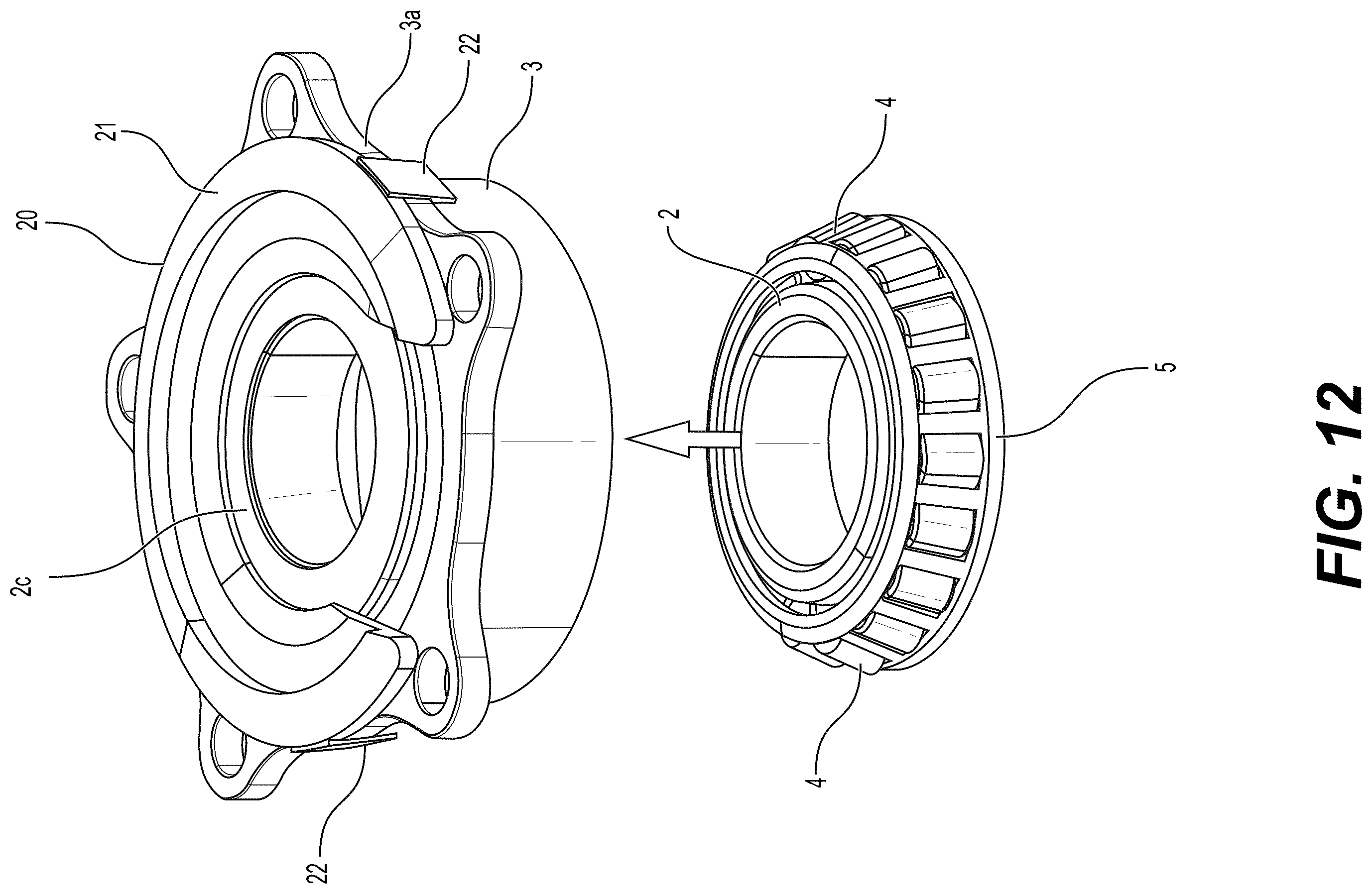 Patent US12504044 Figure 12 – Double-row tapered roller bearing assembling jig, and assembling method for double-row tapered roller bearing