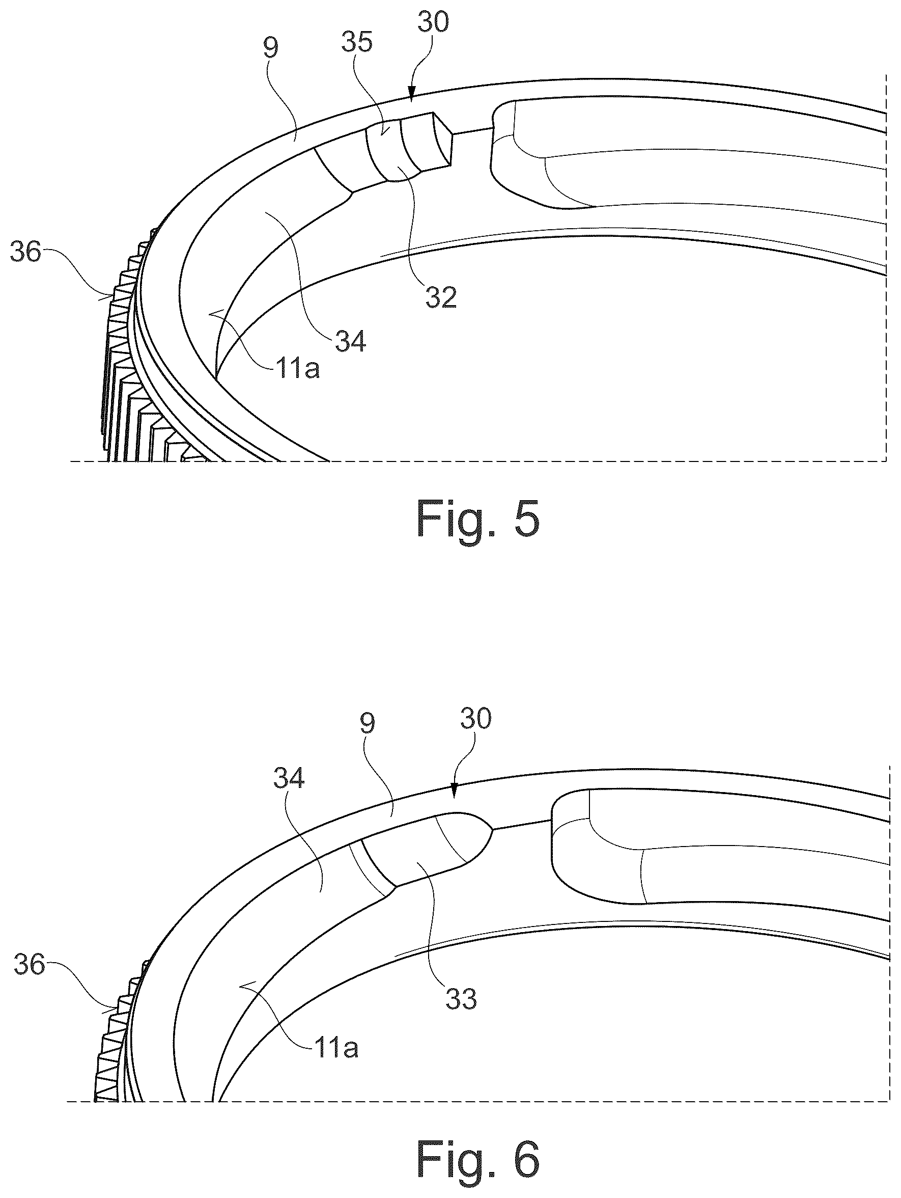 Patent US12504045 Figure 3 – Wheel decoupling device for a motor vehicle in a bistable embodiment
