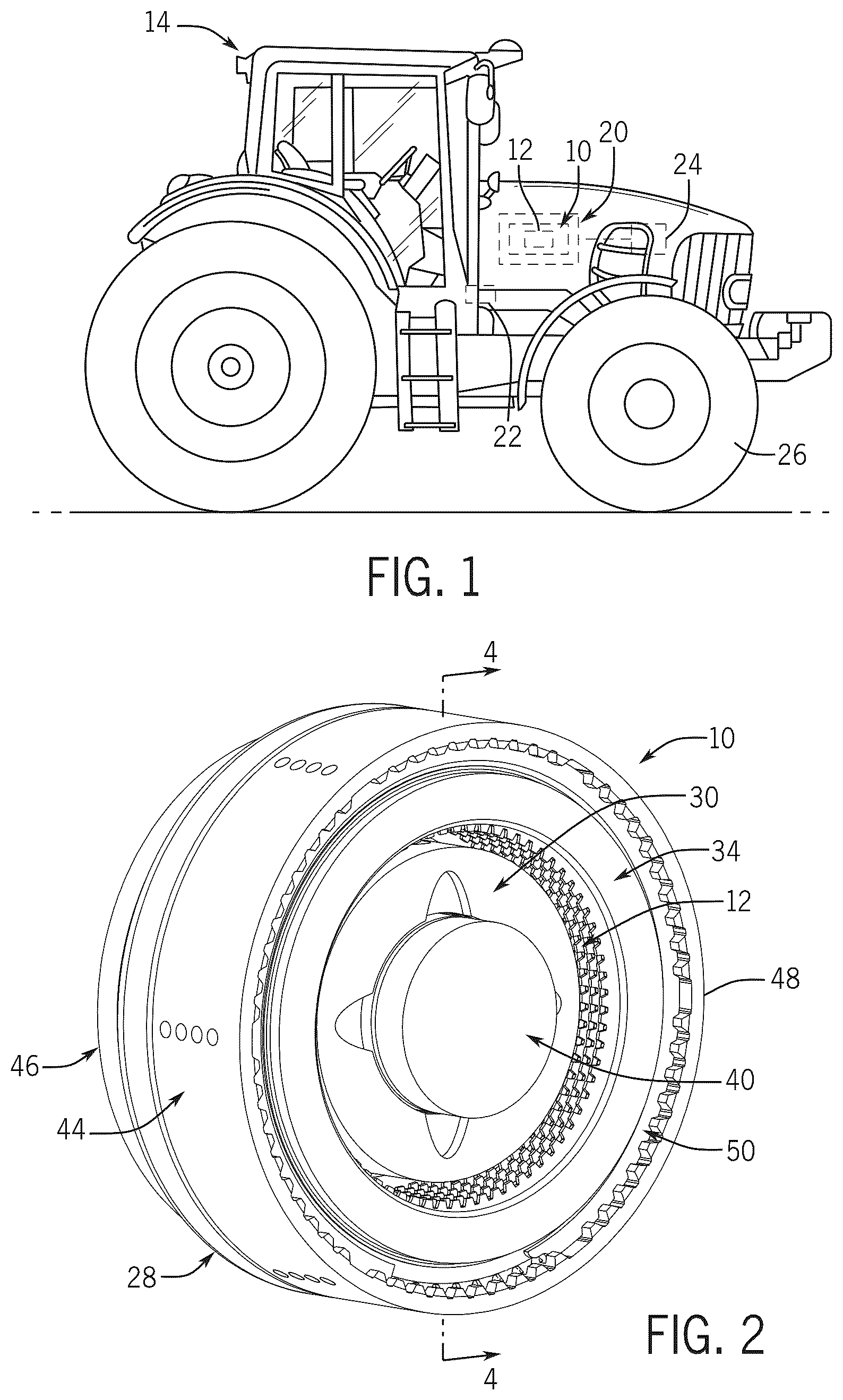 Patent US12504046 Figure 1 – Lubrication management system for a transmission having a high speed clutch