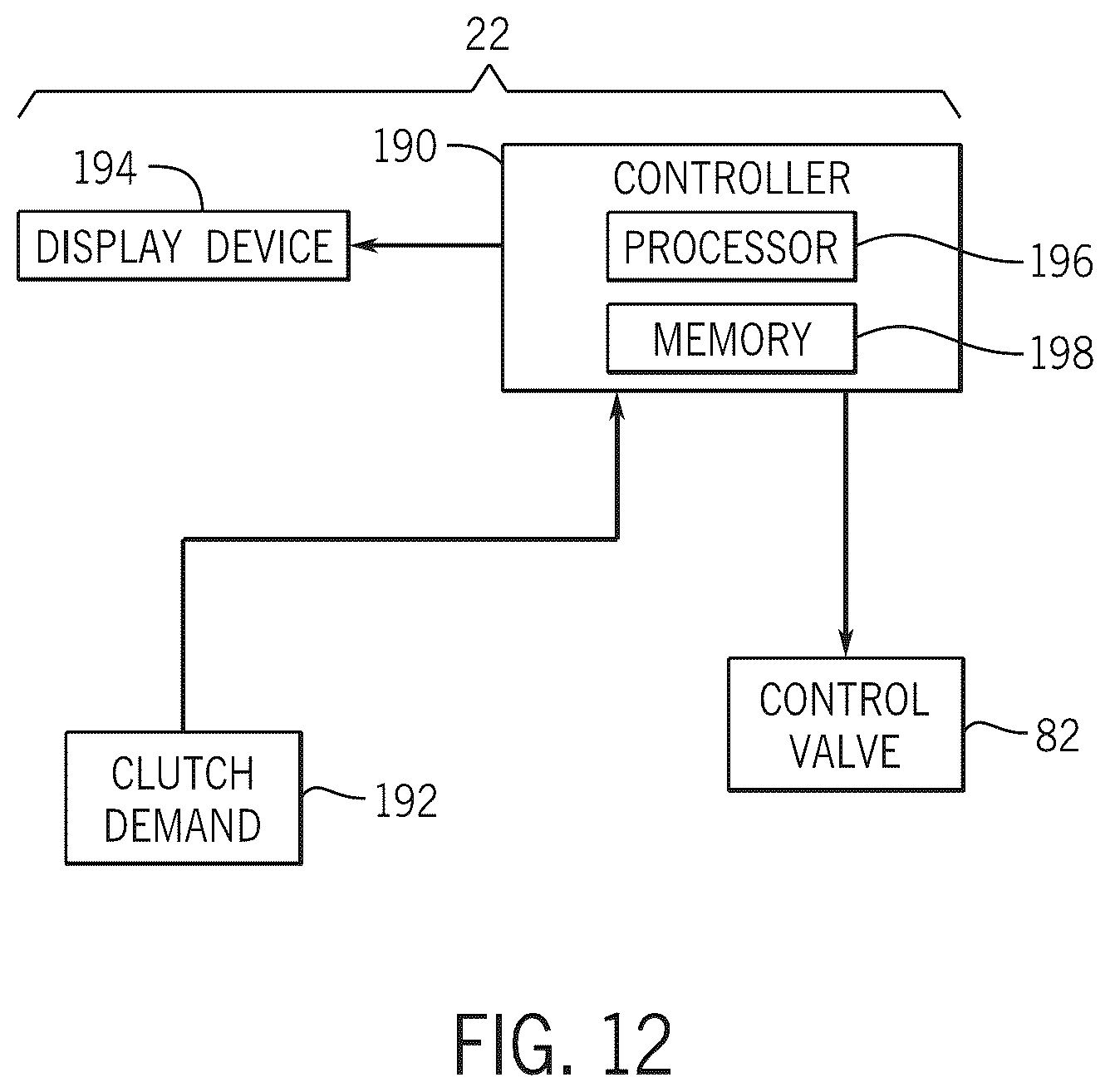 Patent US12504046 Figure 10 – Lubrication management system for a transmission having a high speed clutch