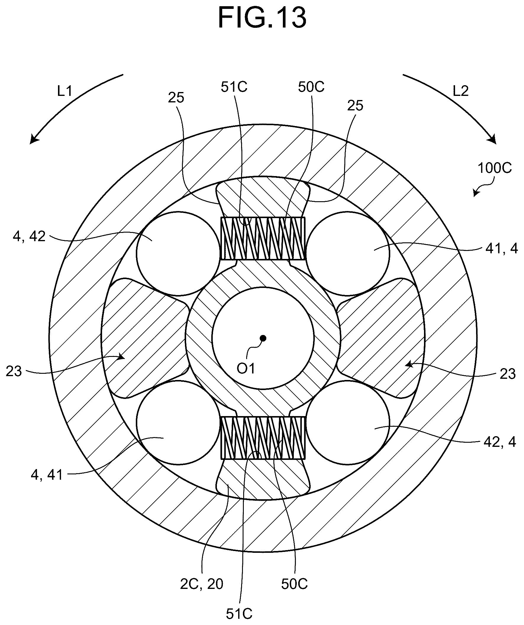 Patent US12504047 Figure 11 – Power transmission device