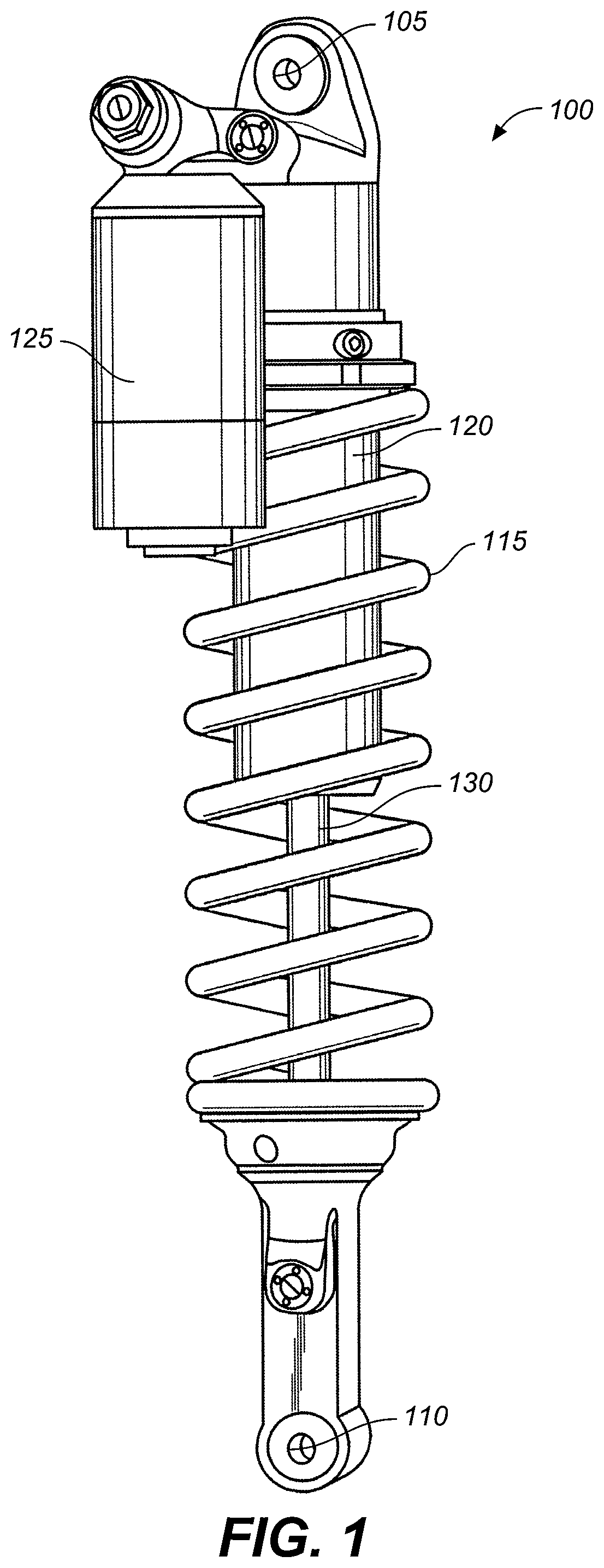 Patent US12504053 — Position sensitive suspension damping with an active valve — Figure 1