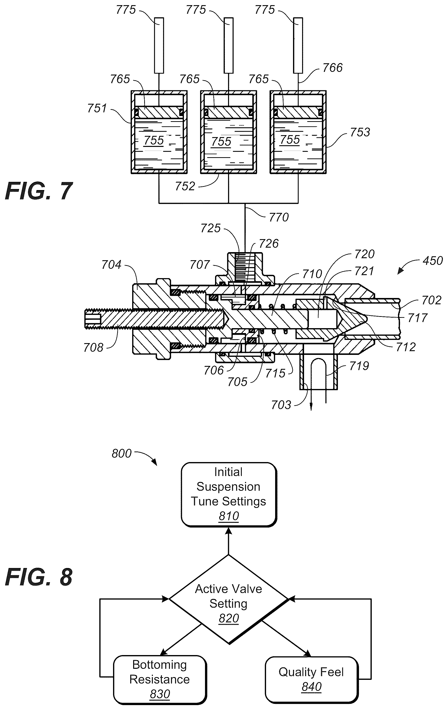 Patent US12504053 Figure 12 – Position sensitive suspension damping with an active valve