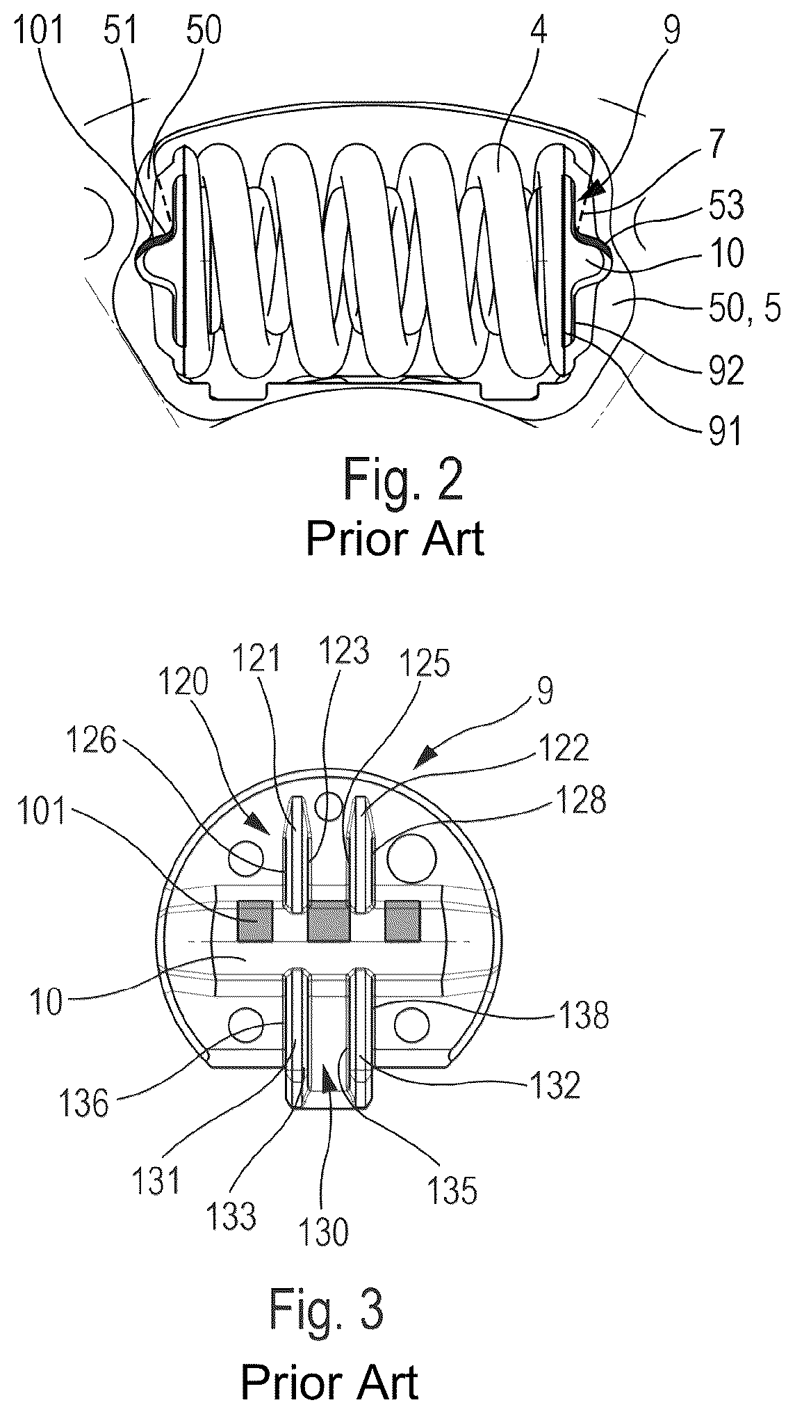 Patent US12504056 Figure 2 – Torsion damper device, seat for a torsion damper device and method for manufacturing a torsion damper