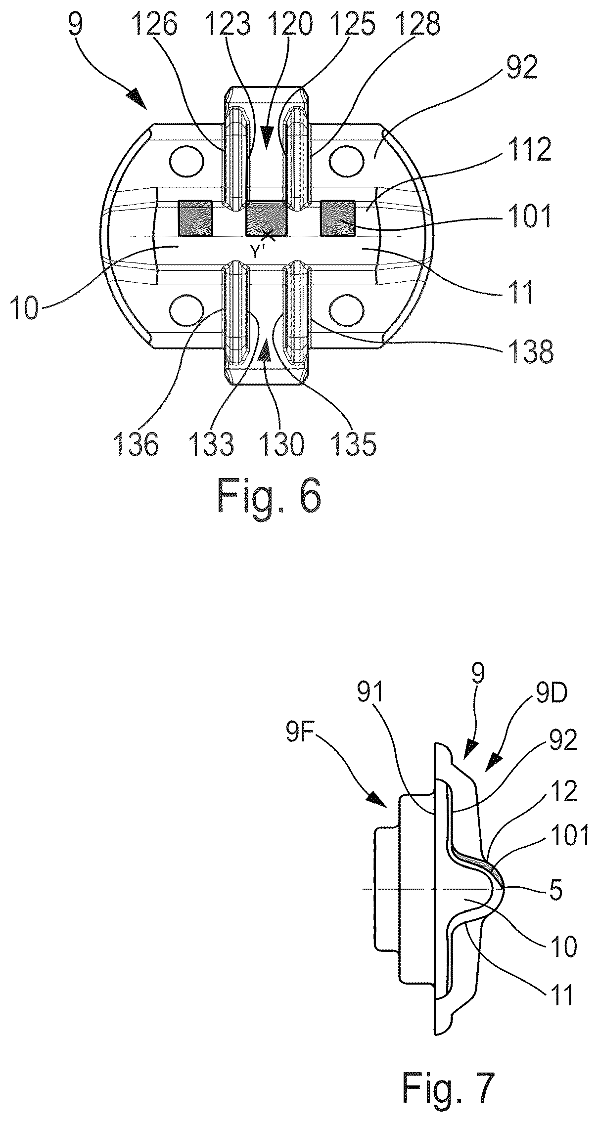 Patent US12504056 Figure 4 – Torsion damper device, seat for a torsion damper device and method for manufacturing a torsion damper