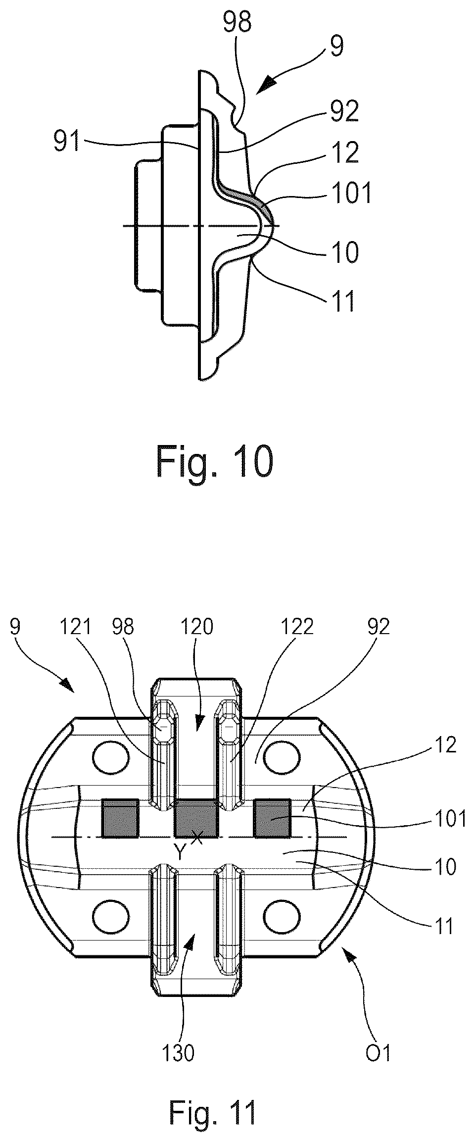 Patent US12504056 Figure 6 – Torsion damper device, seat for a torsion damper device and method for manufacturing a torsion damper