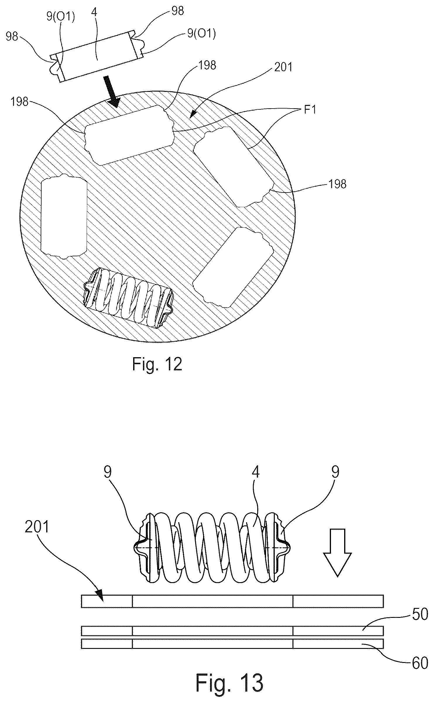 Patent US12504056 Figure 7 – Torsion damper device, seat for a torsion damper device and method for manufacturing a torsion damper