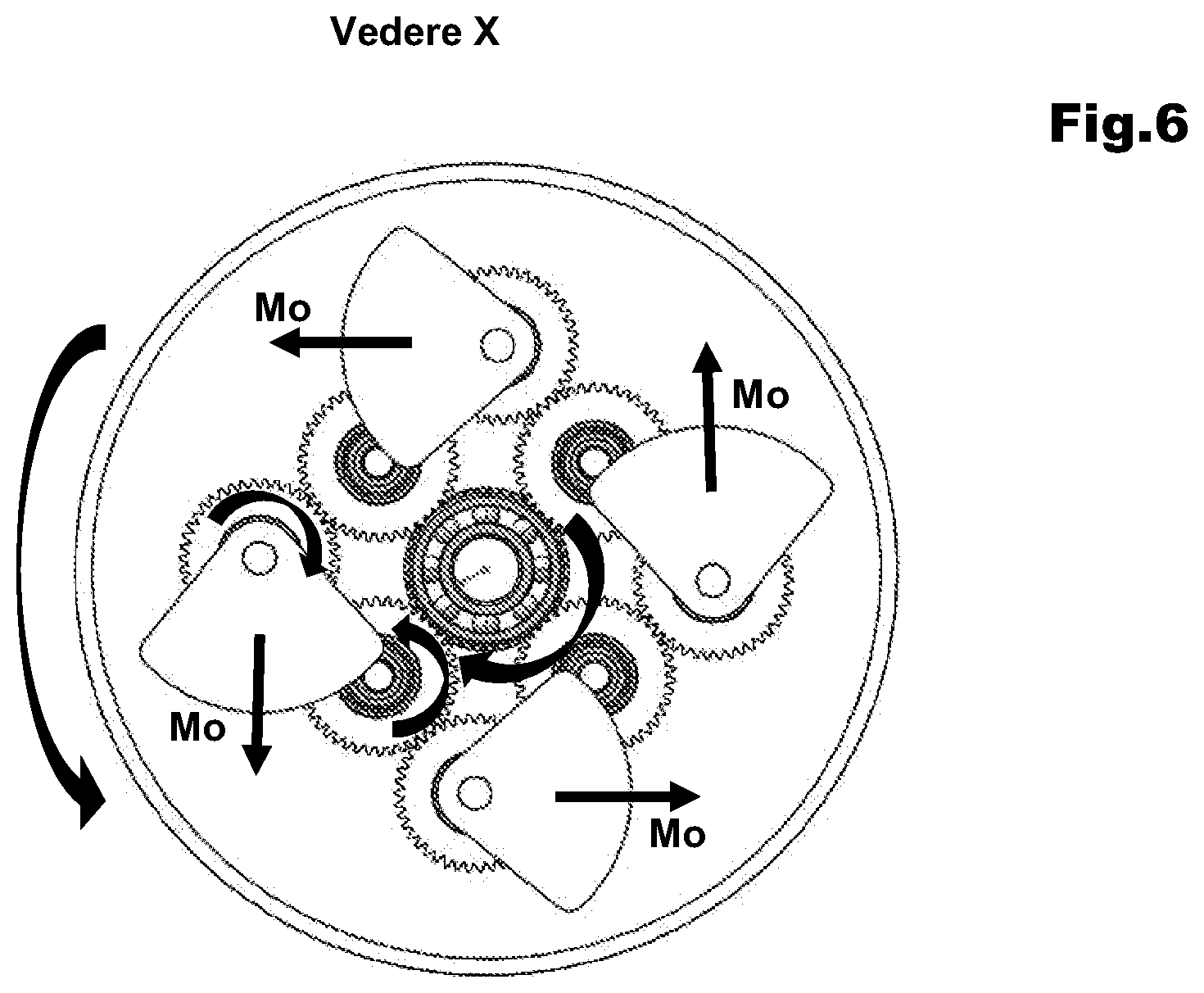Patent US12504058 Figure 5 – Device for increasing the efficiency of any rotary power generating system with progressive variation